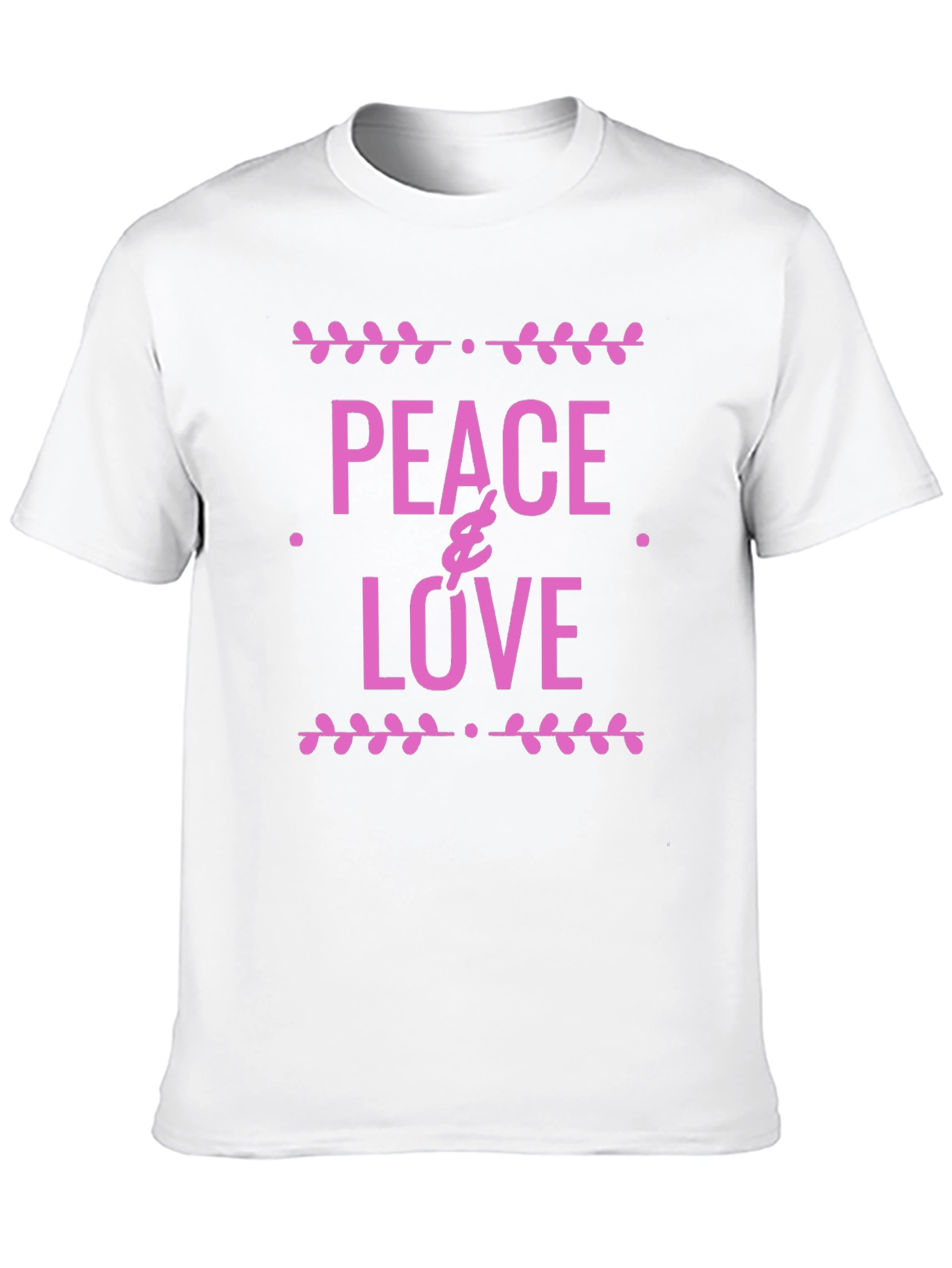 Peace & Love Graphic Tee - Black