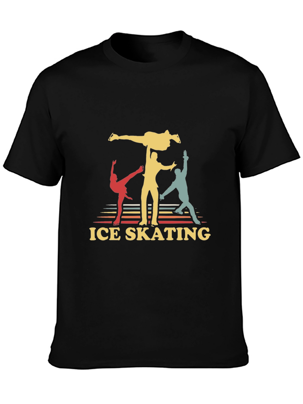 Retro Ice Skating Graphic Tee