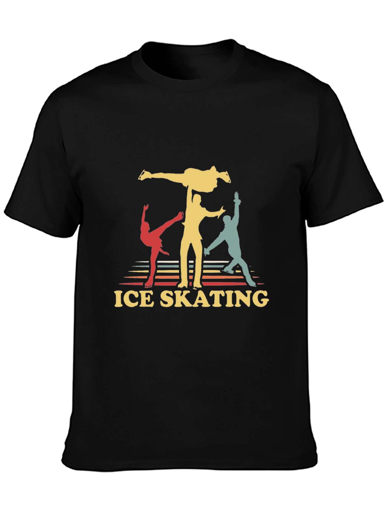 Retro Ice Skating Graphic Tee