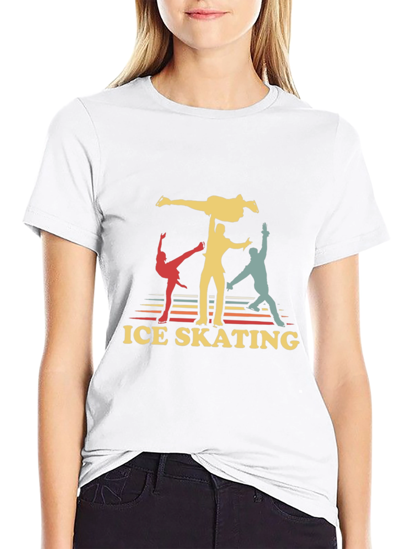 Retro Ice Skating Graphic Tee