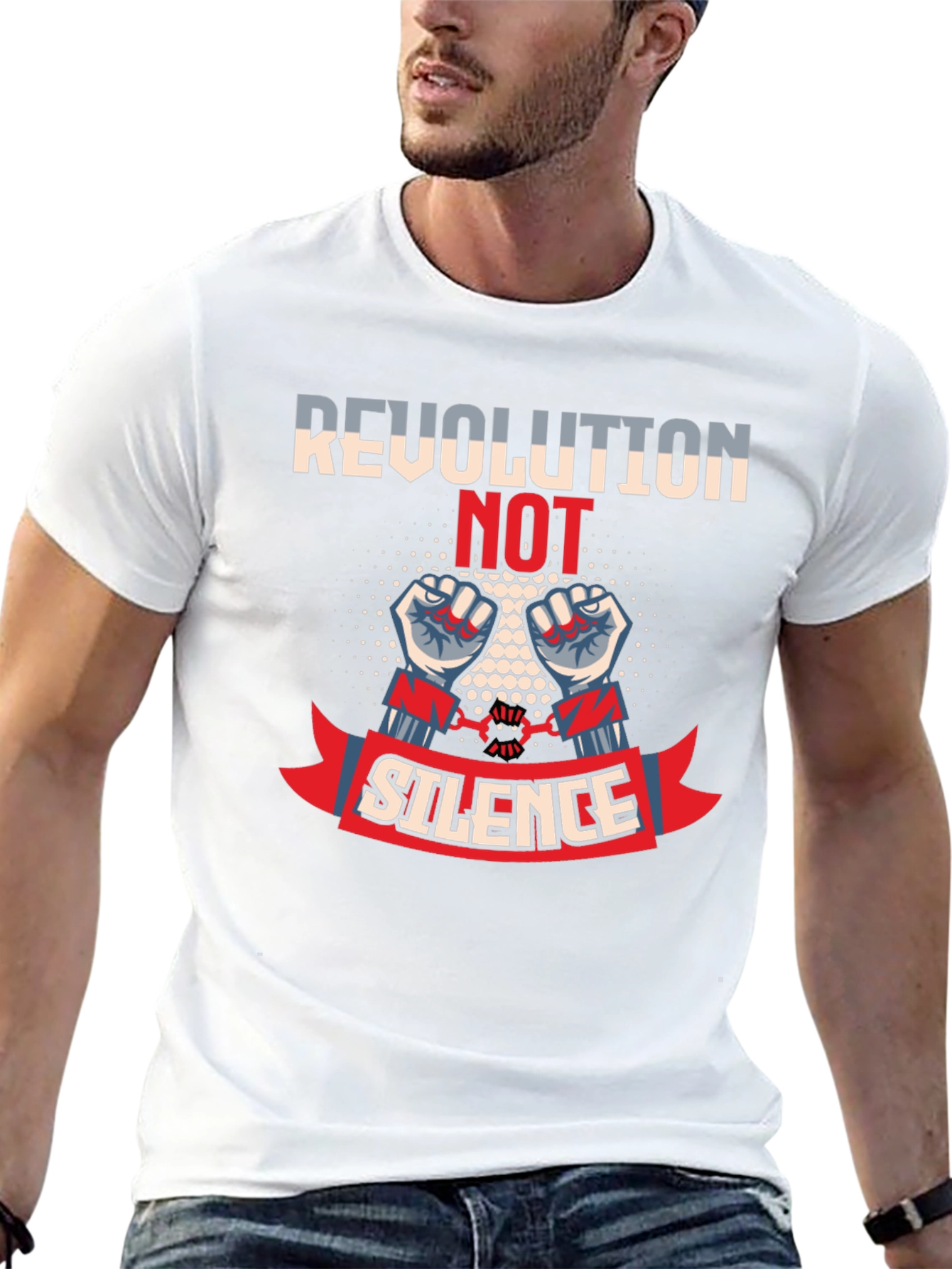 Revolution Not Silence Graphic T-Shirt
