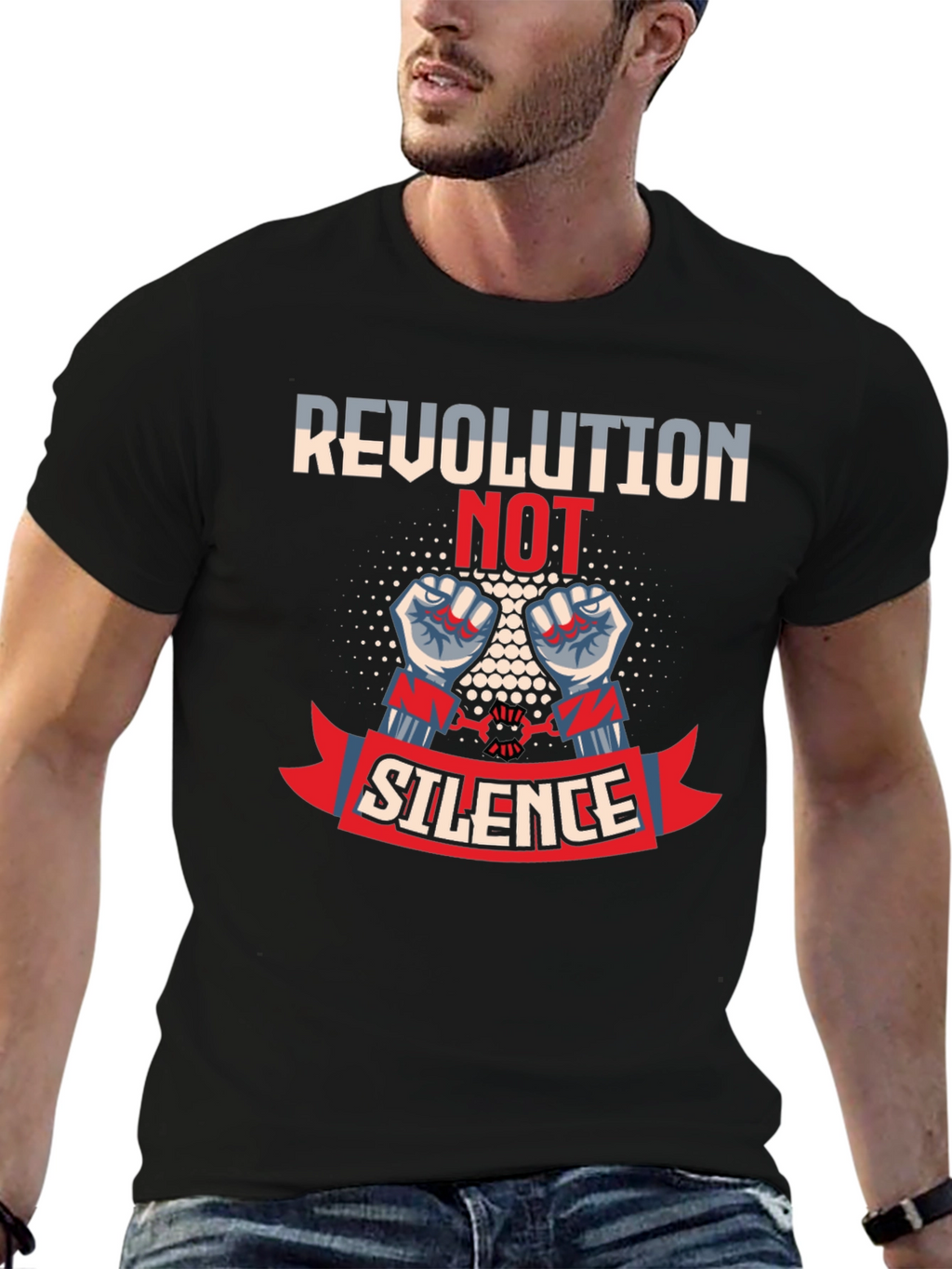 Revolution Not Silence Graphic T-Shirt