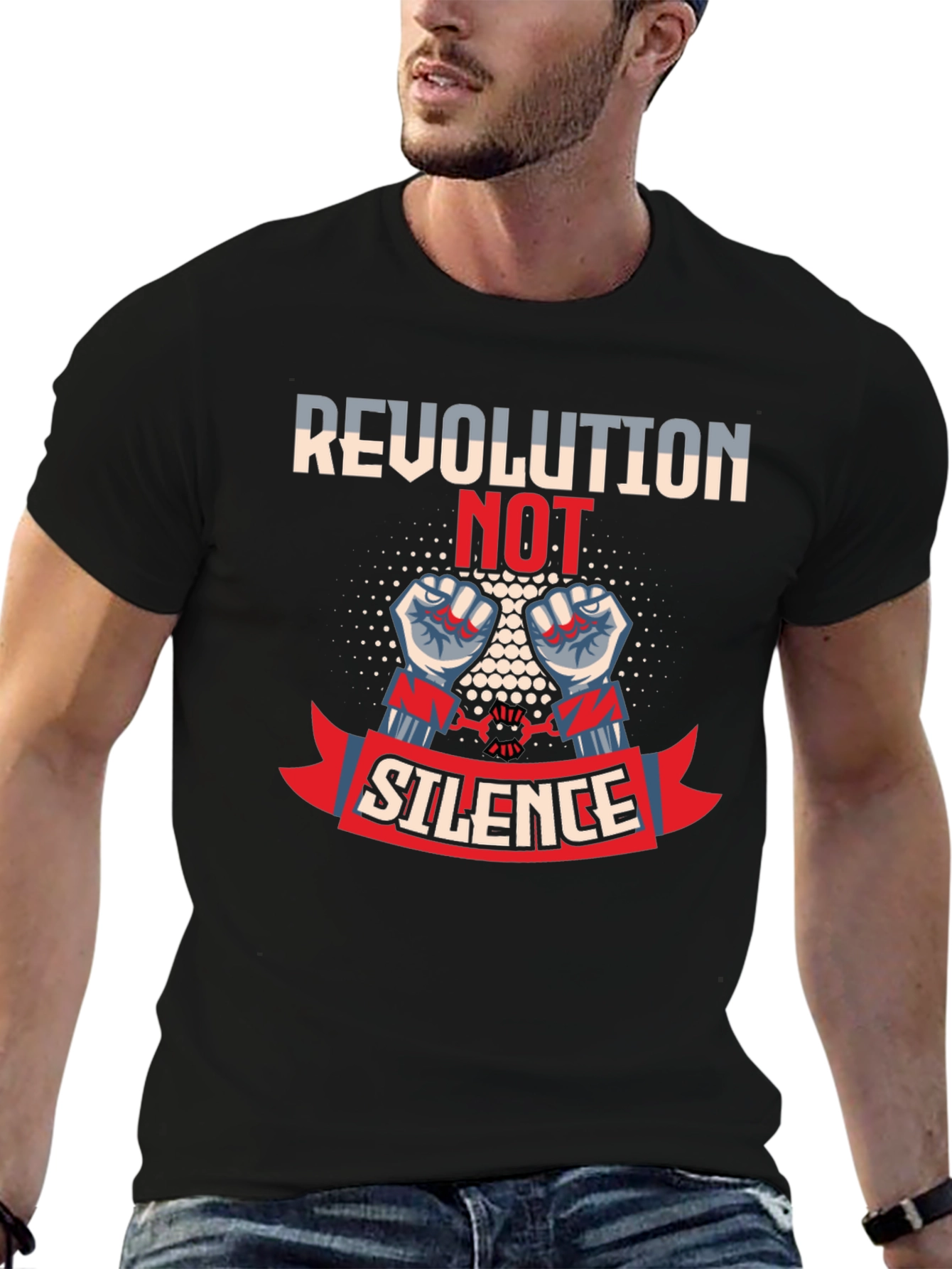 Revolution Not Silence Graphic T-Shirt