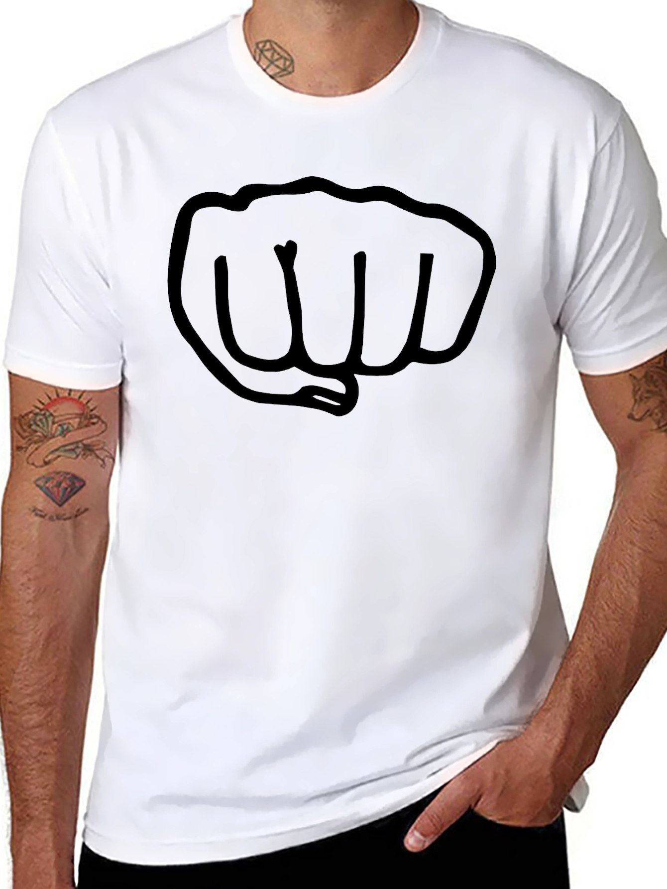 Graphic Fist Black T-Shirt