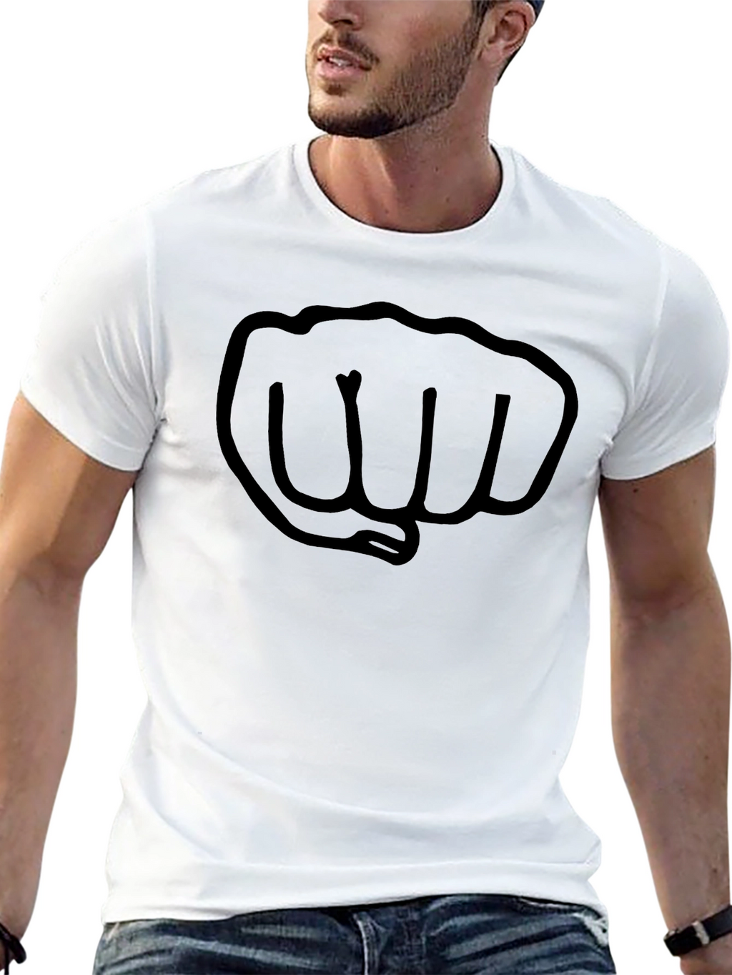 Graphic Fist Black T-Shirt
