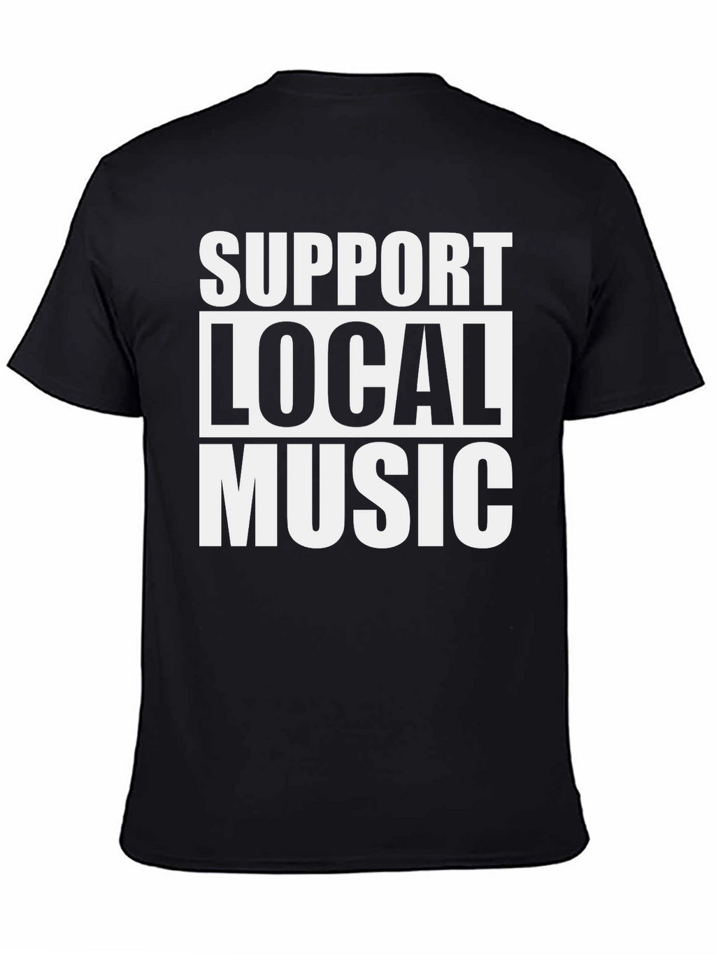 Support Local Music Graphic T-Shirt