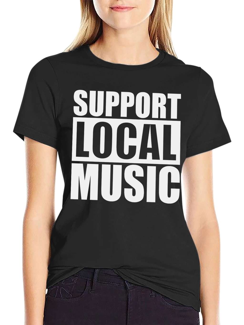 Support Local Music Graphic T-Shirt