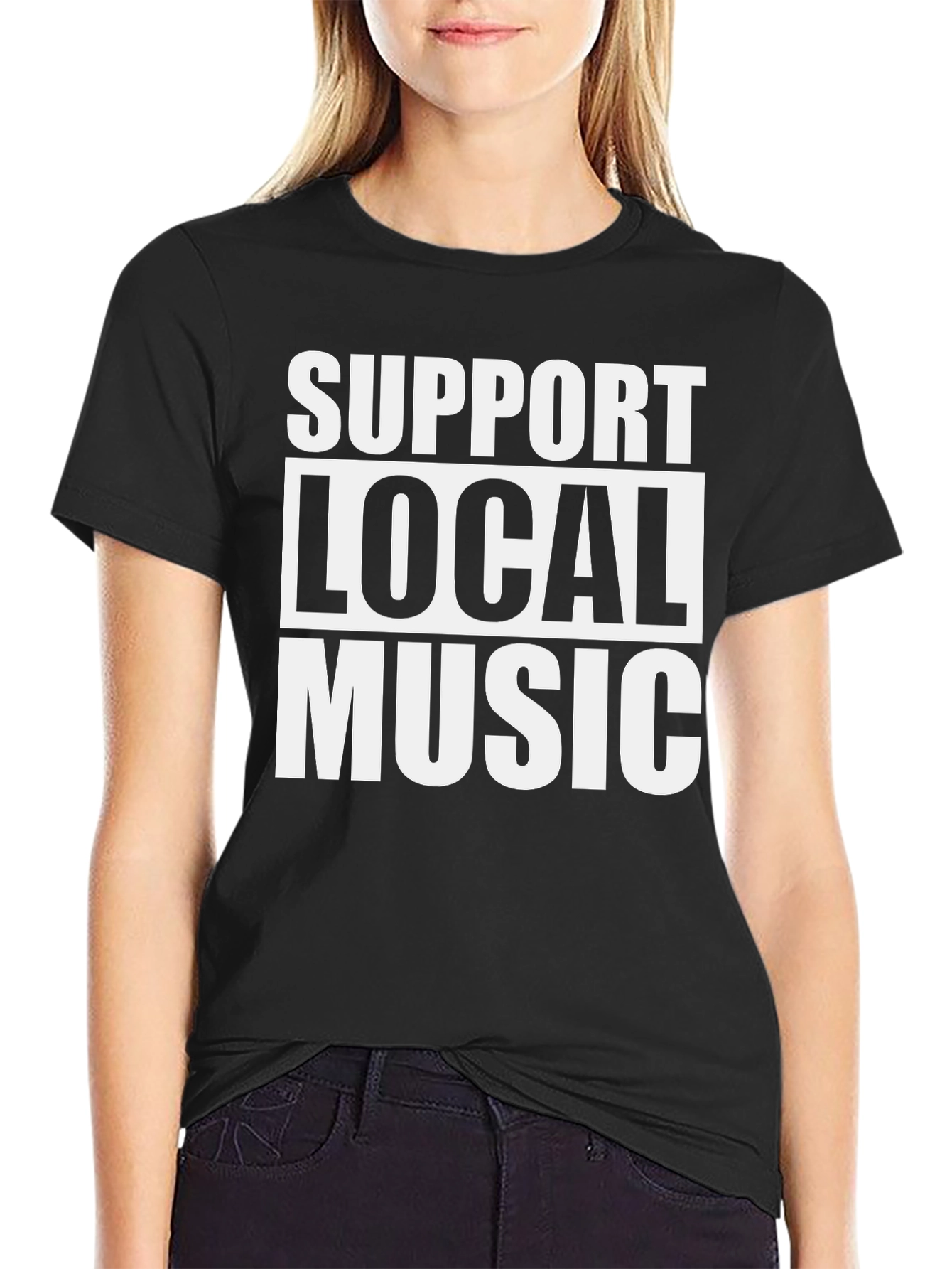 Support Local Music Graphic T-Shirt