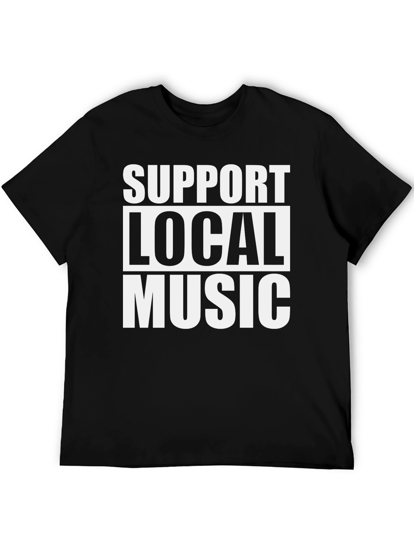 Support Local Music Graphic T-Shirt