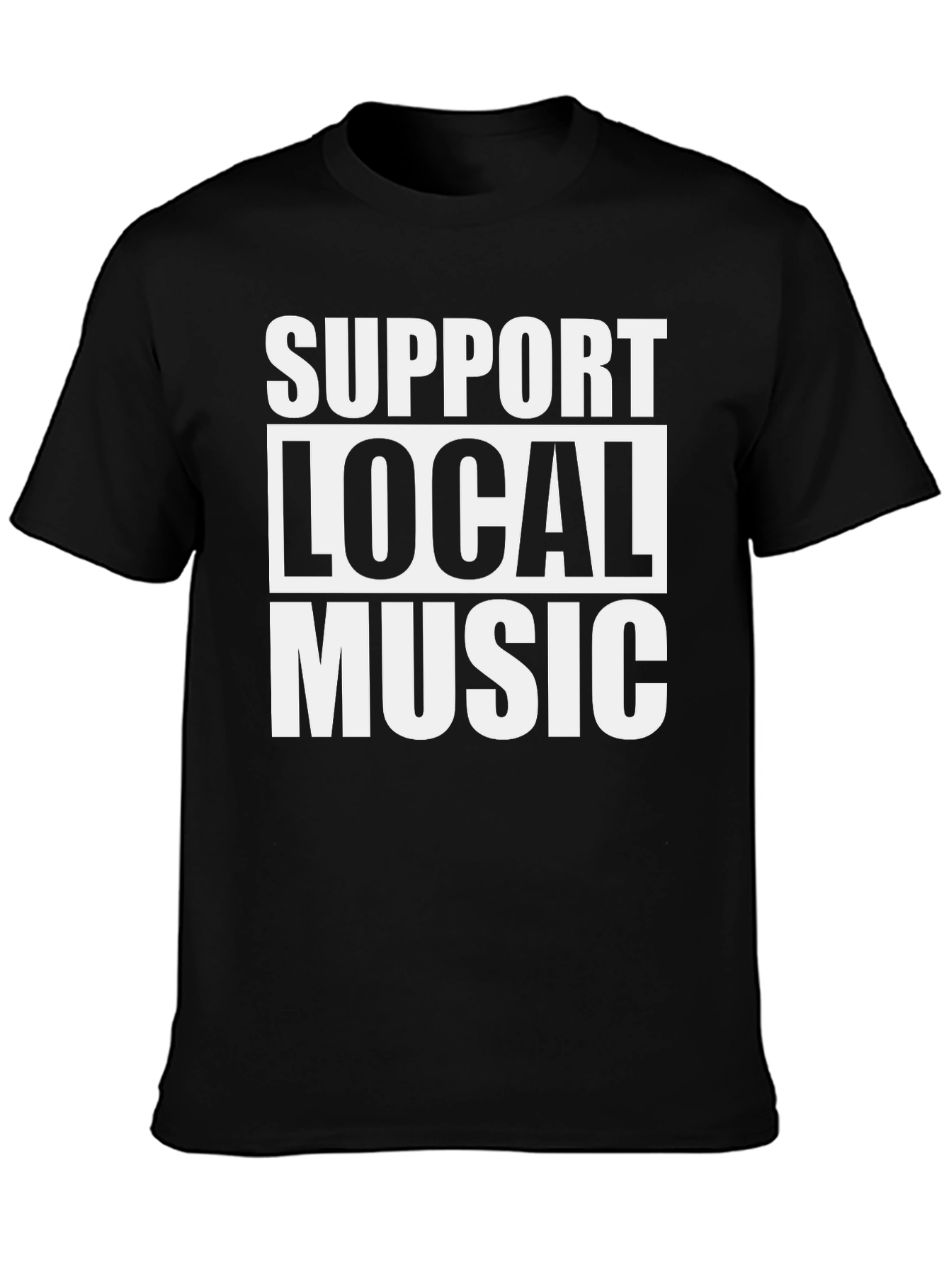 Support Local Music Graphic T-Shirt