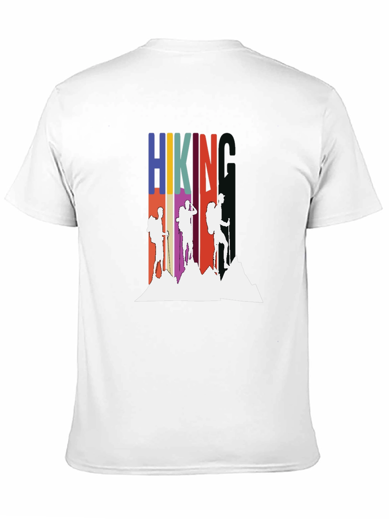 Hiking Adventure Graphic Tee - Black