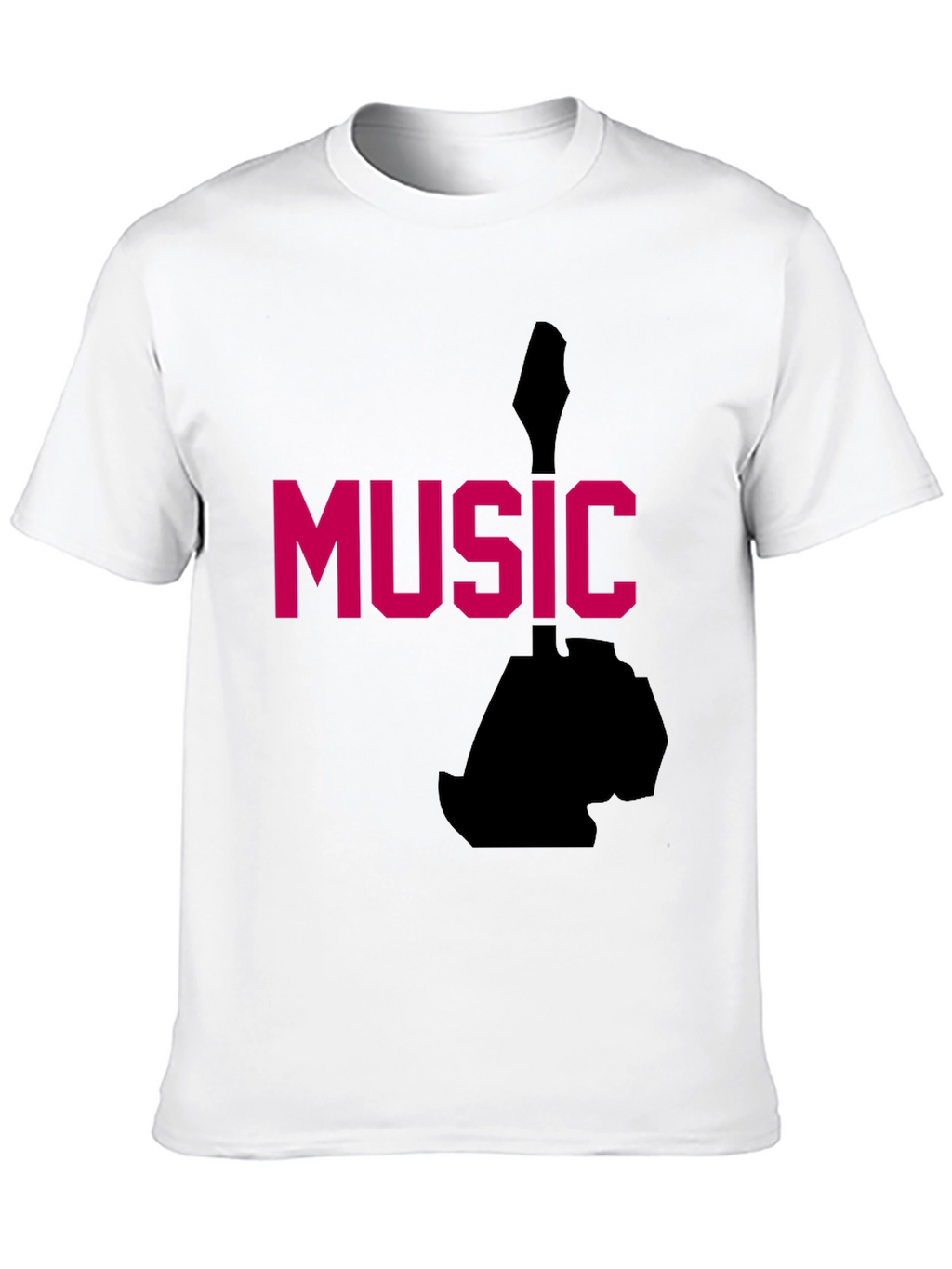 Music Graphic Tee - Black