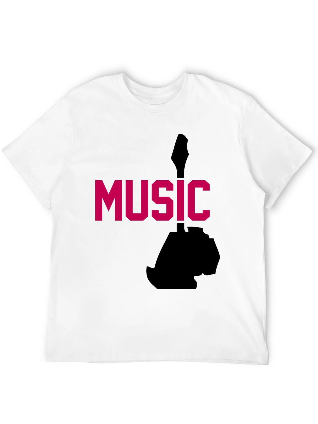 Music Graphic Tee - Black