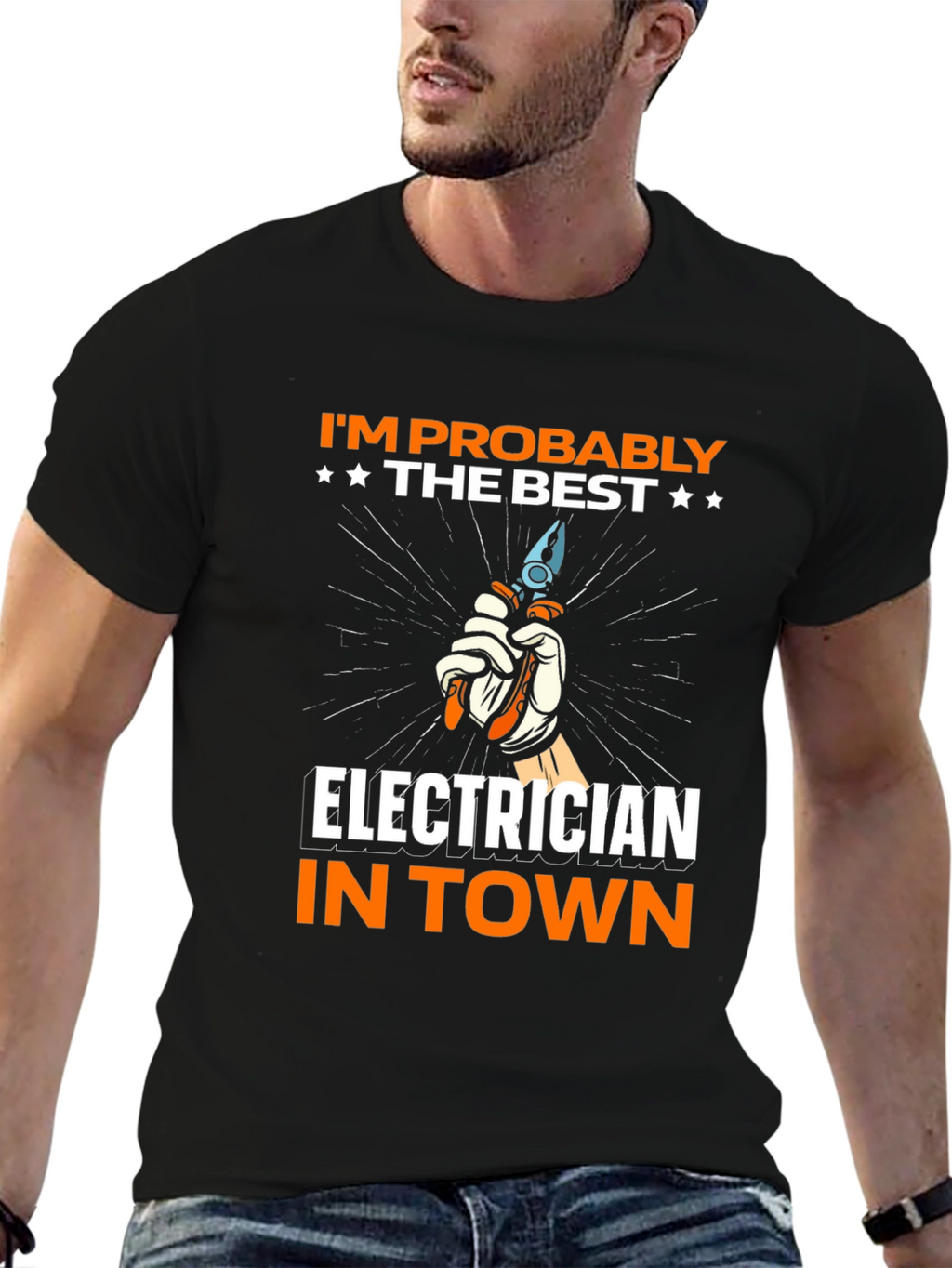 Electrician T-Shirt - Best in Town!