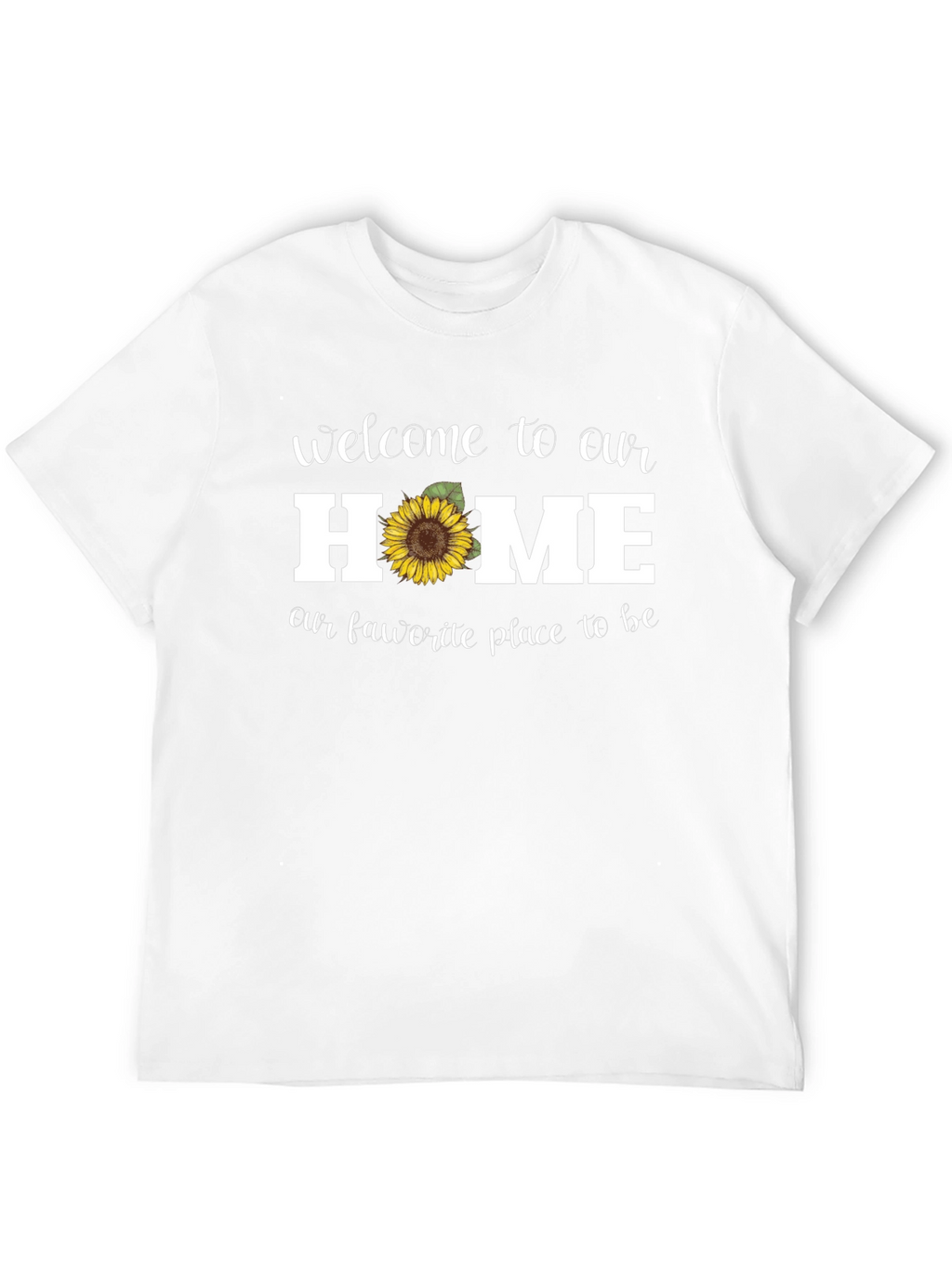 Welcome Home Sunflower Graphic Tee