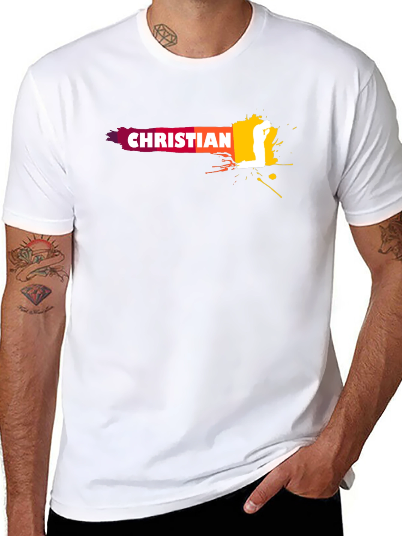 Christian Graphic Tee - Stylish Religious Apparel