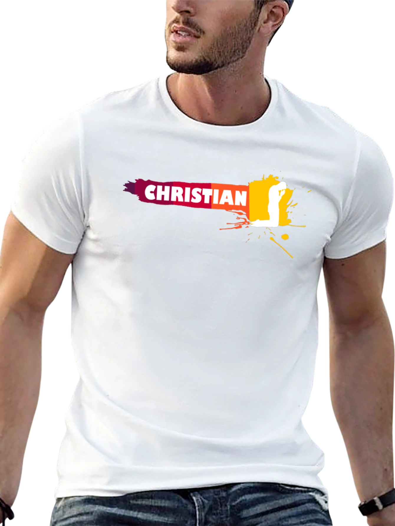 Christian Graphic Tee - Stylish Religious Apparel