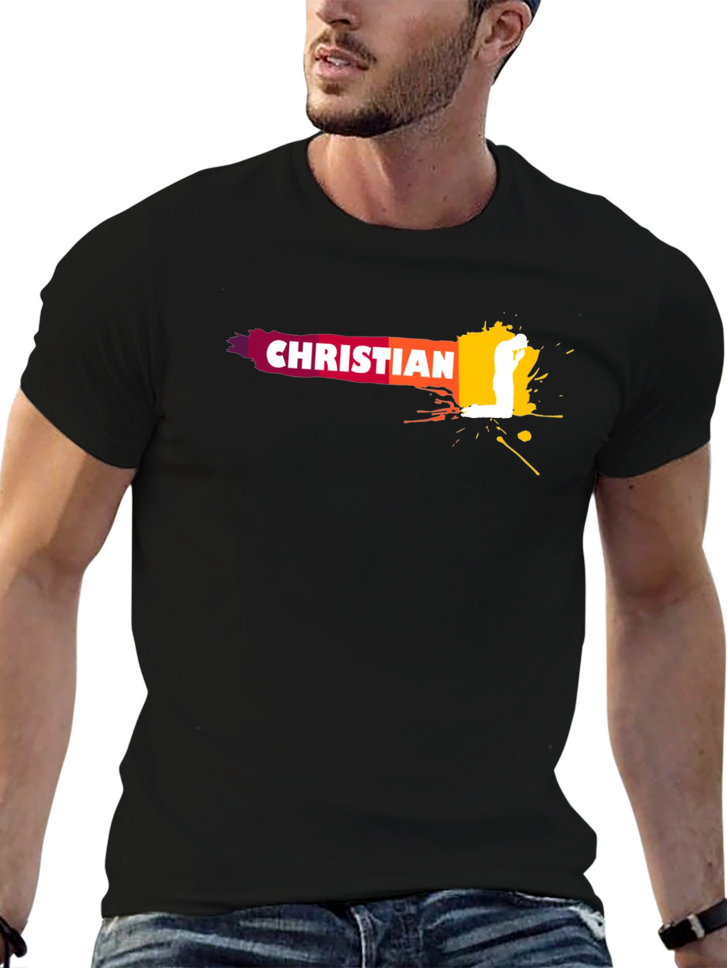Christian Graphic Tee - Stylish Religious Apparel