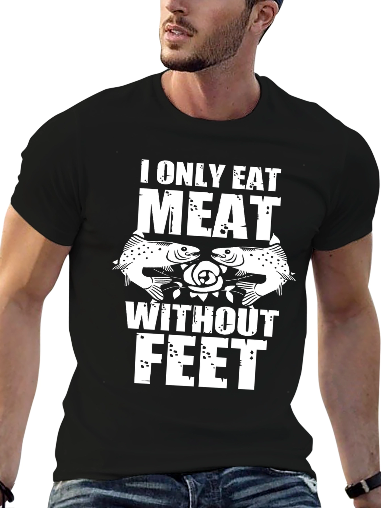 I Only Eat Meat Without Feet Graphic Tee