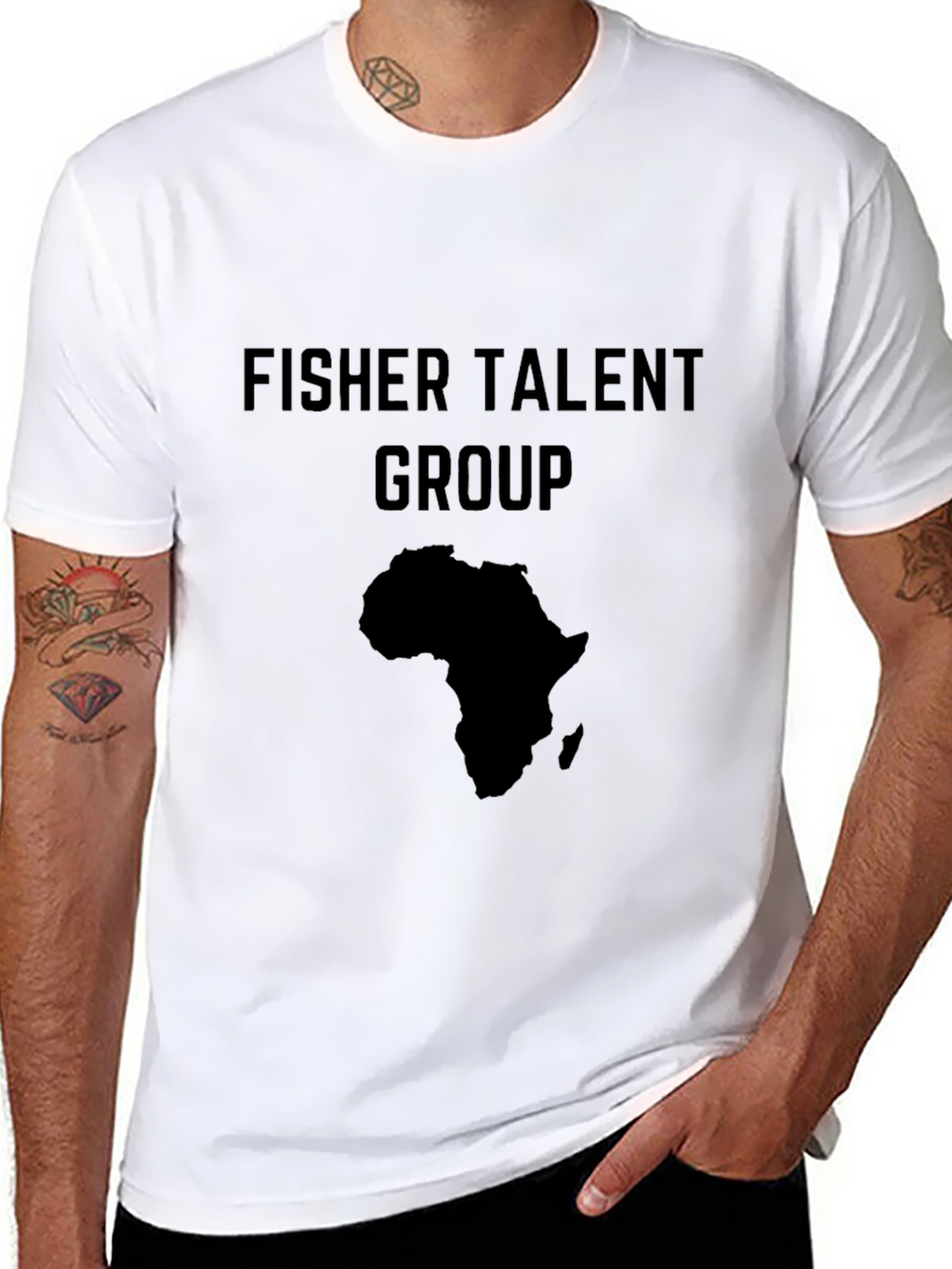 Fisher Talent Group Africa Map T-Shirt