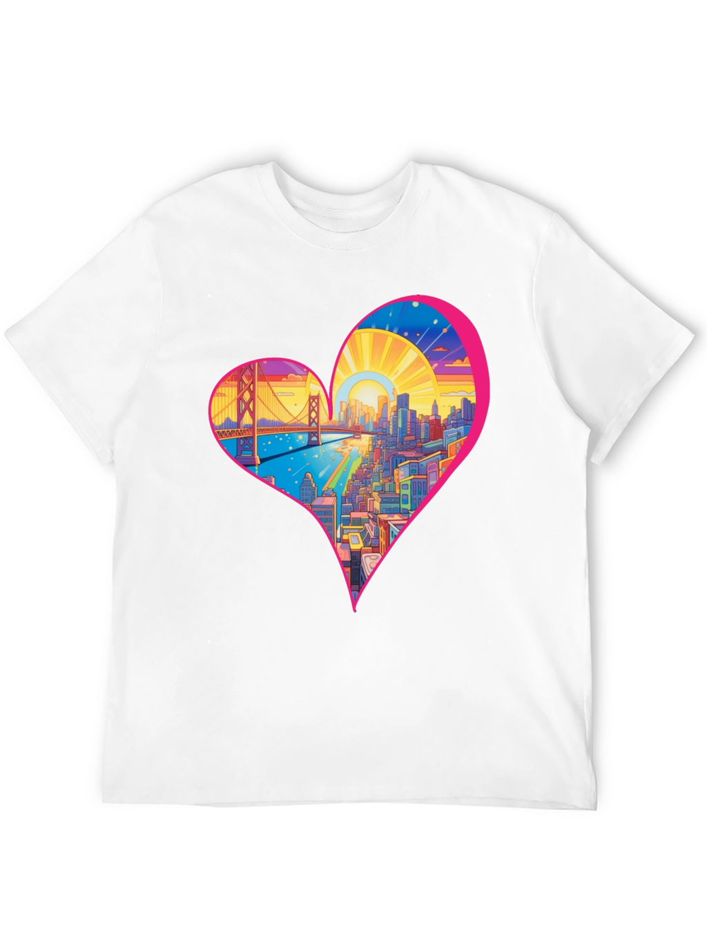City Love Black Graphic Tee
