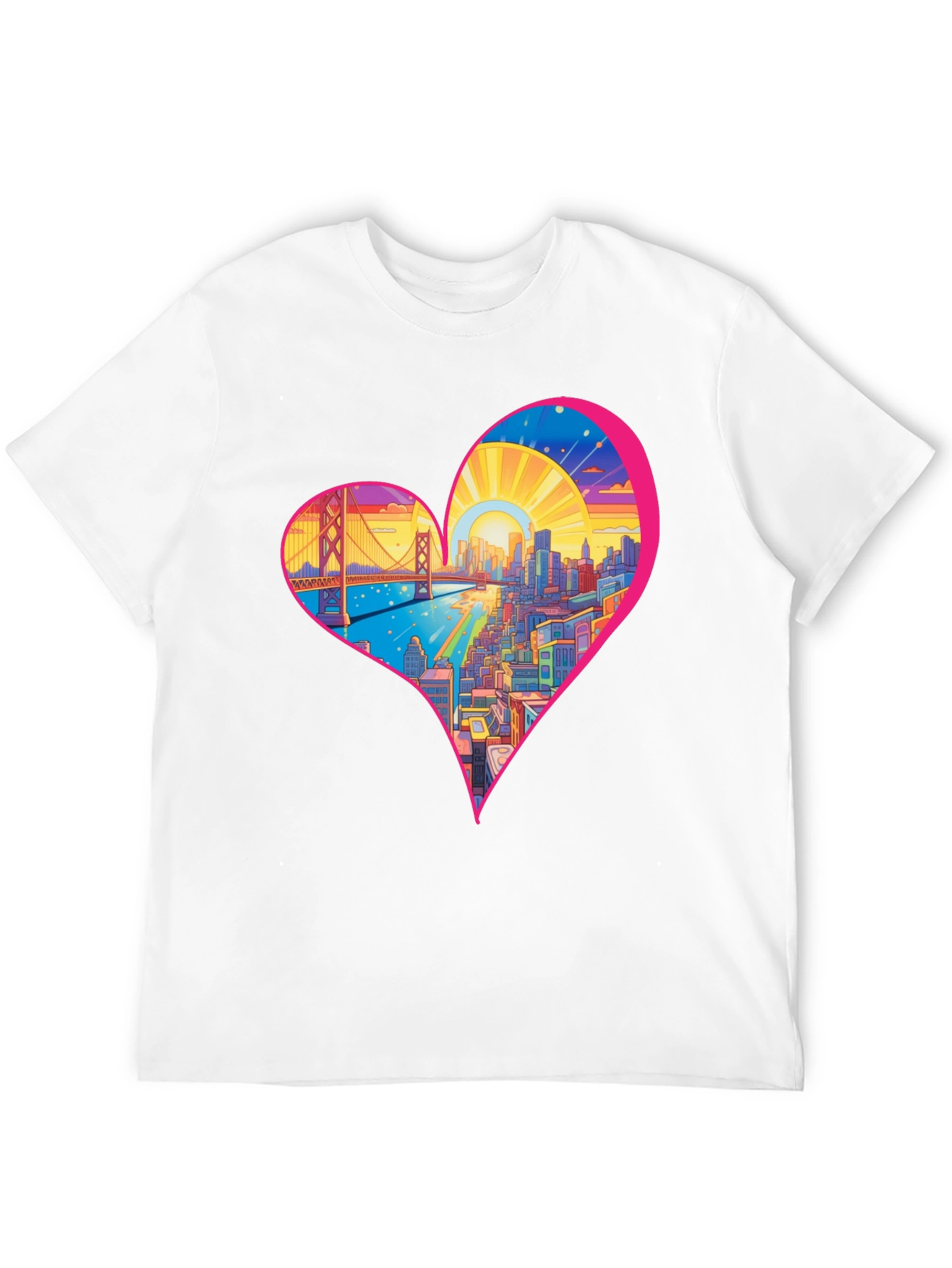 City Love Black Graphic Tee