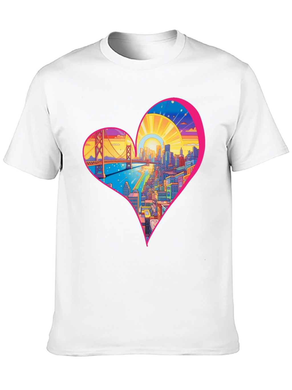 City Love Black Graphic Tee