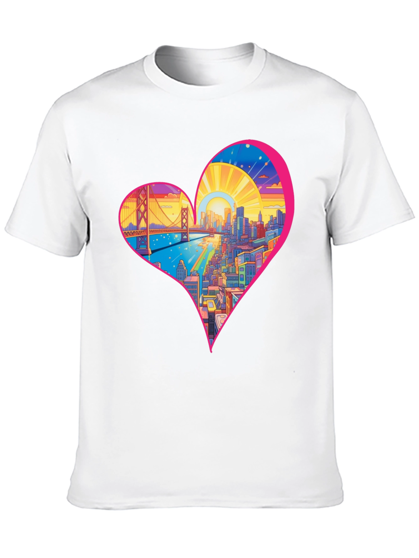 City Love Black Graphic Tee