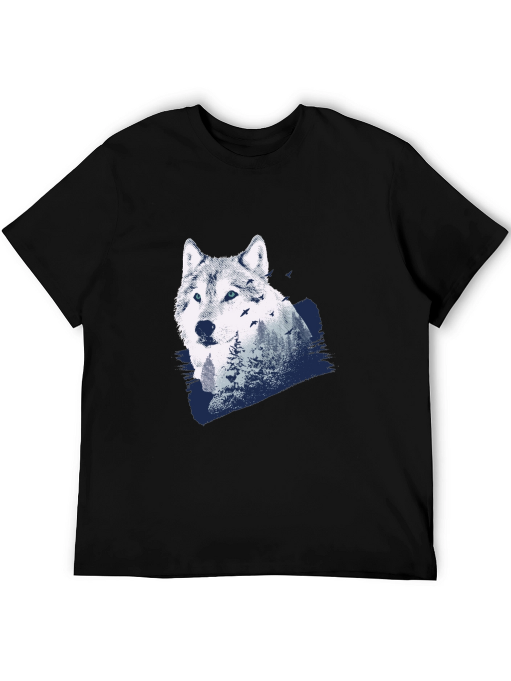 Wolf & Wilderness Graphic Tee - Nature Inspired Shirt