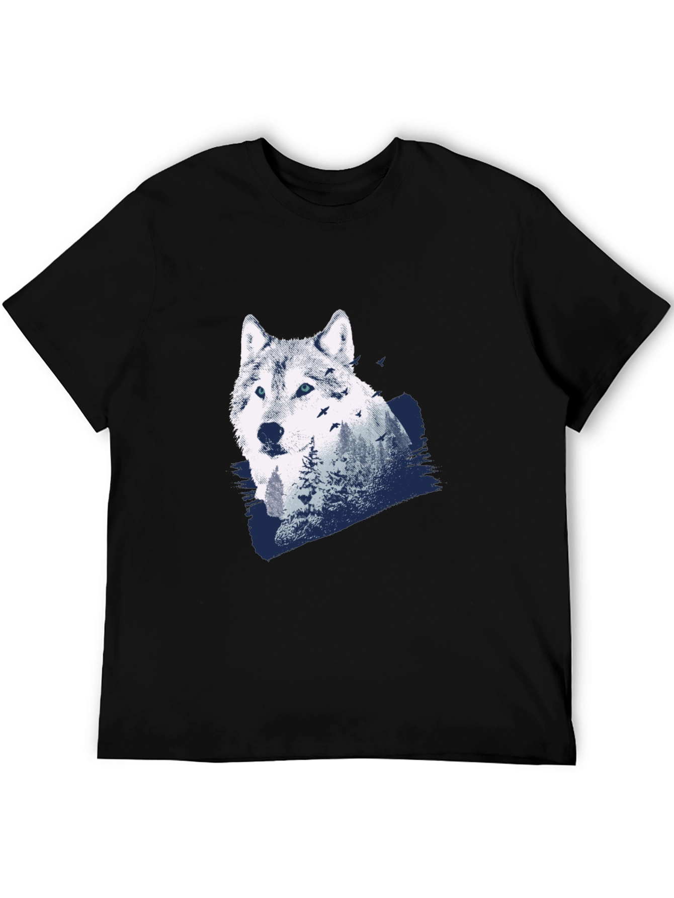 Wolf & Wilderness Graphic Tee - Nature Inspired Shirt
