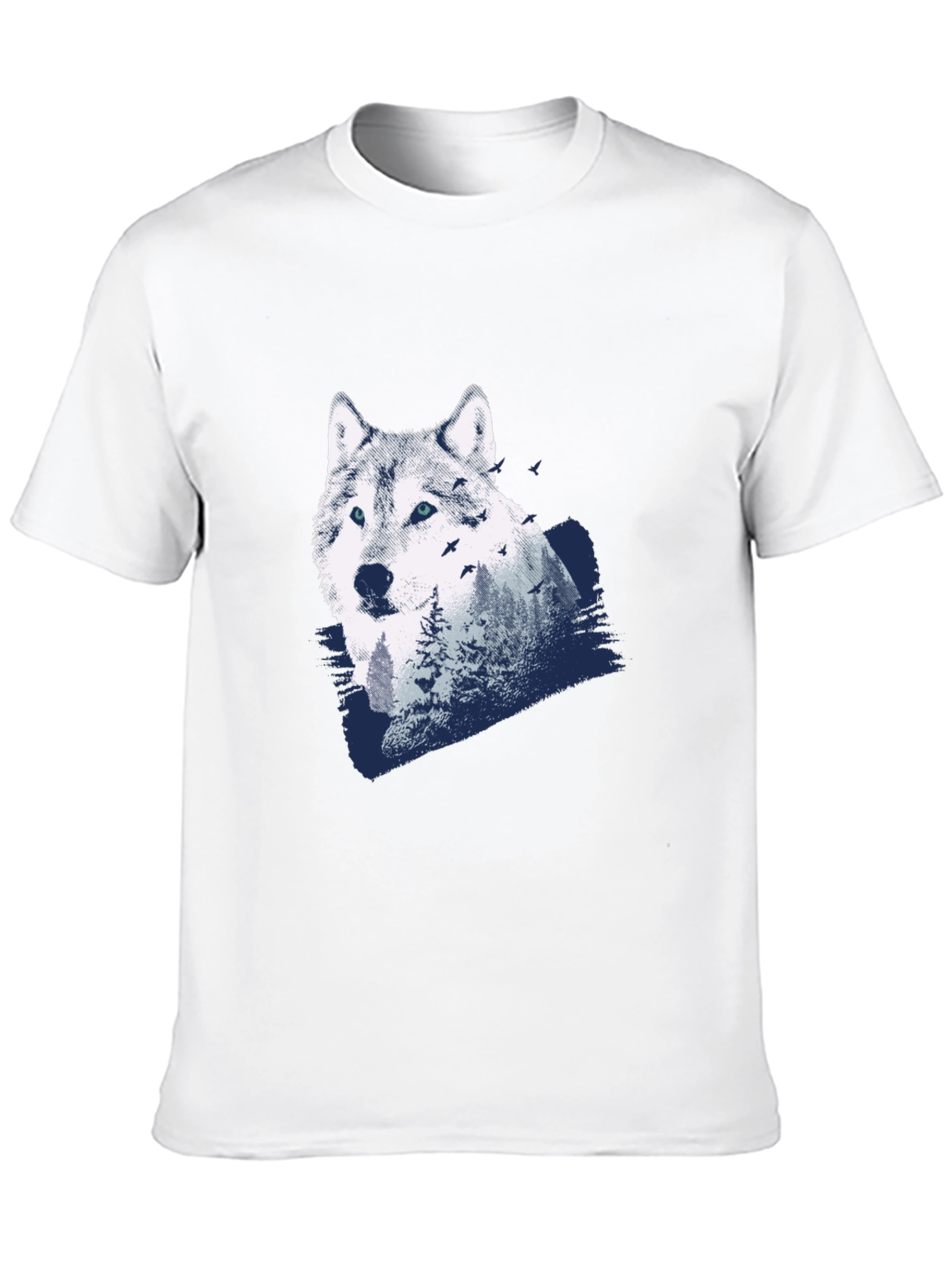 Wolf & Wilderness Graphic Tee - Nature Inspired Shirt