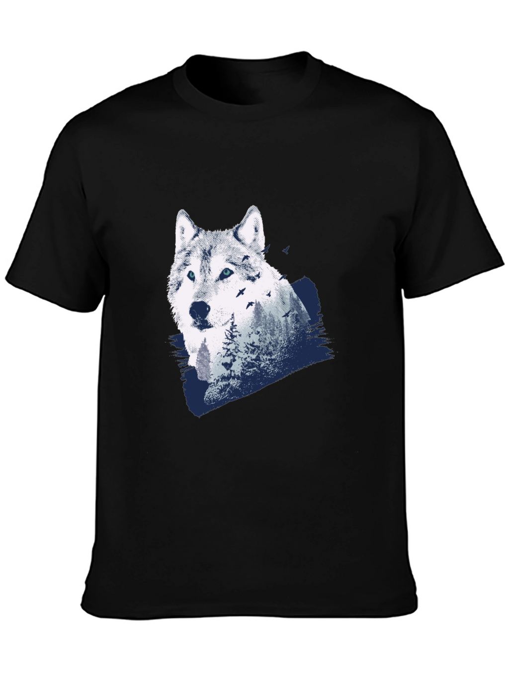 Wolf & Wilderness Graphic Tee - Nature Inspired Shirt