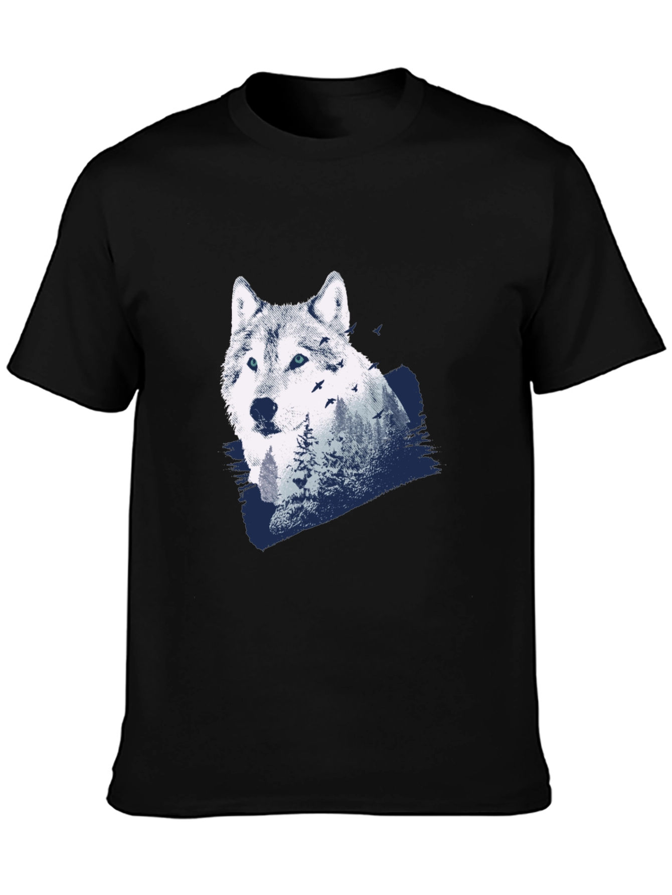 Wolf & Wilderness Graphic Tee - Nature Inspired Shirt