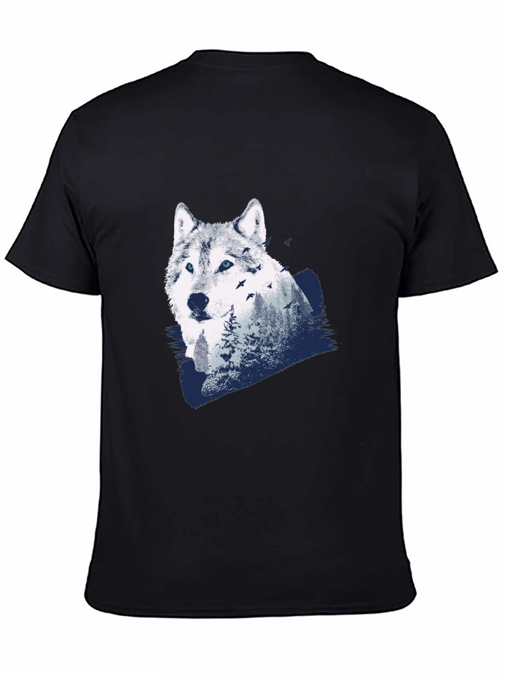 Wolf & Wilderness Graphic Tee - Nature Inspired Shirt