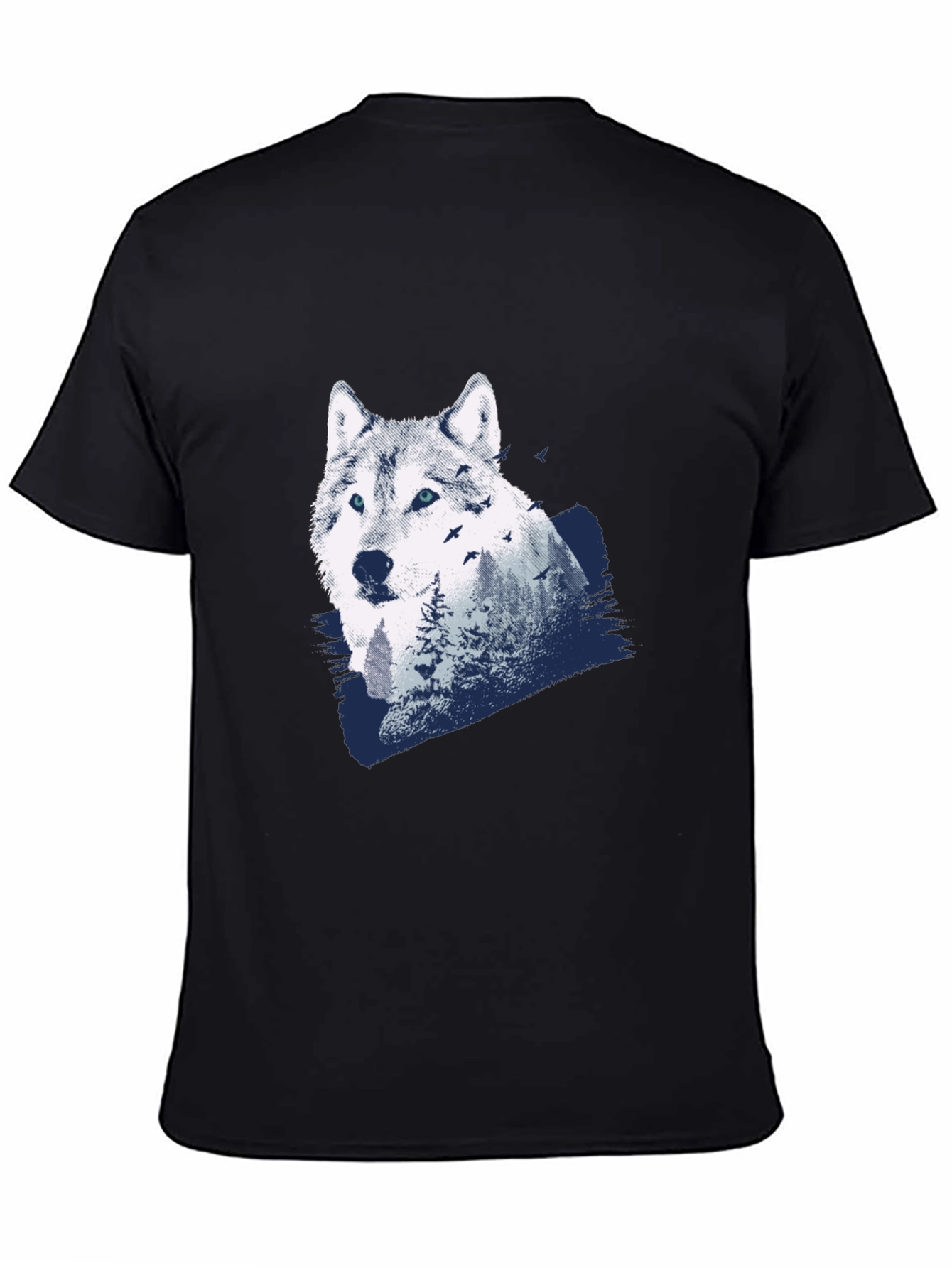 Wolf & Wilderness Graphic Tee - Nature Inspired Shirt