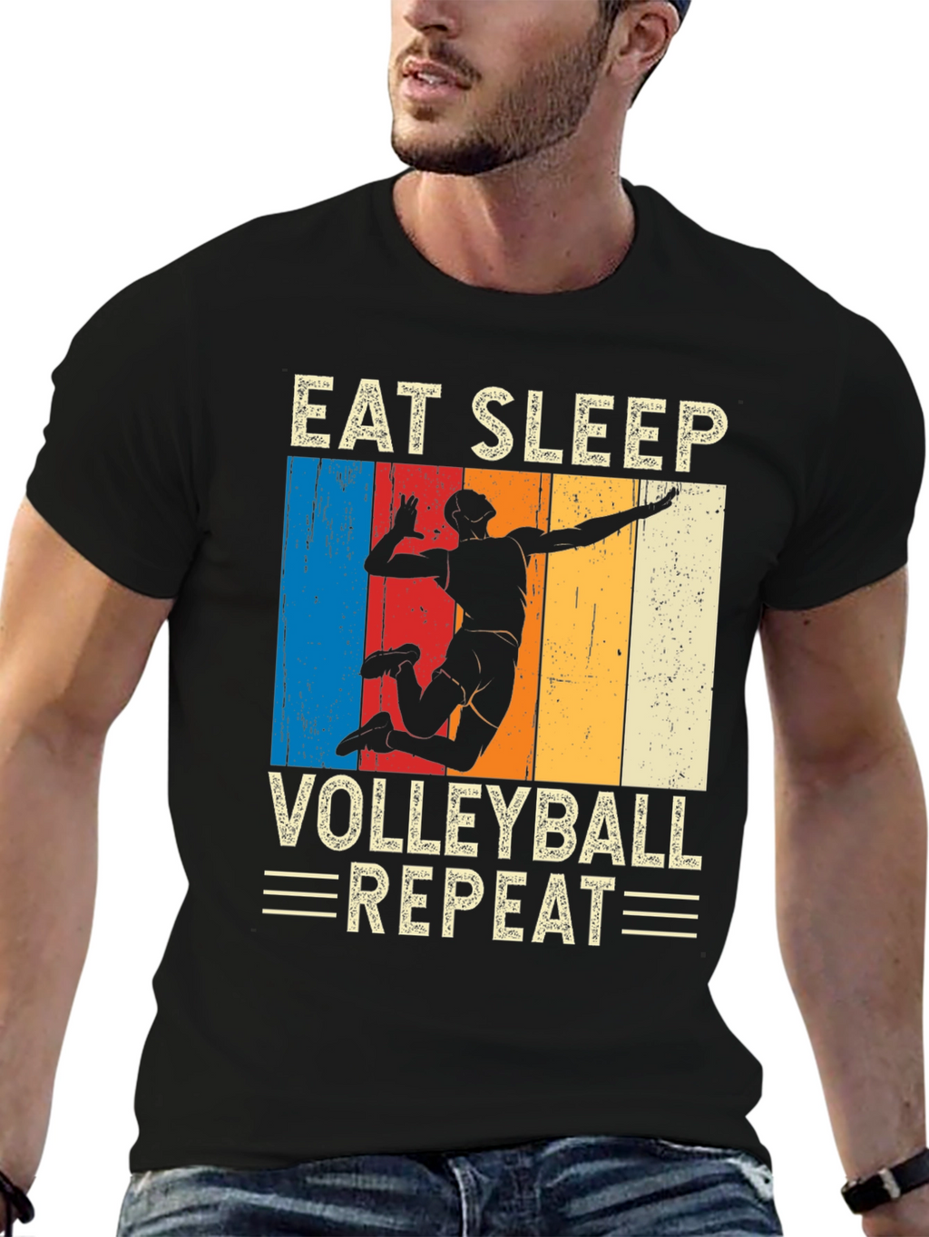 Eat Sleep Volleyball Repeat T-Shirt