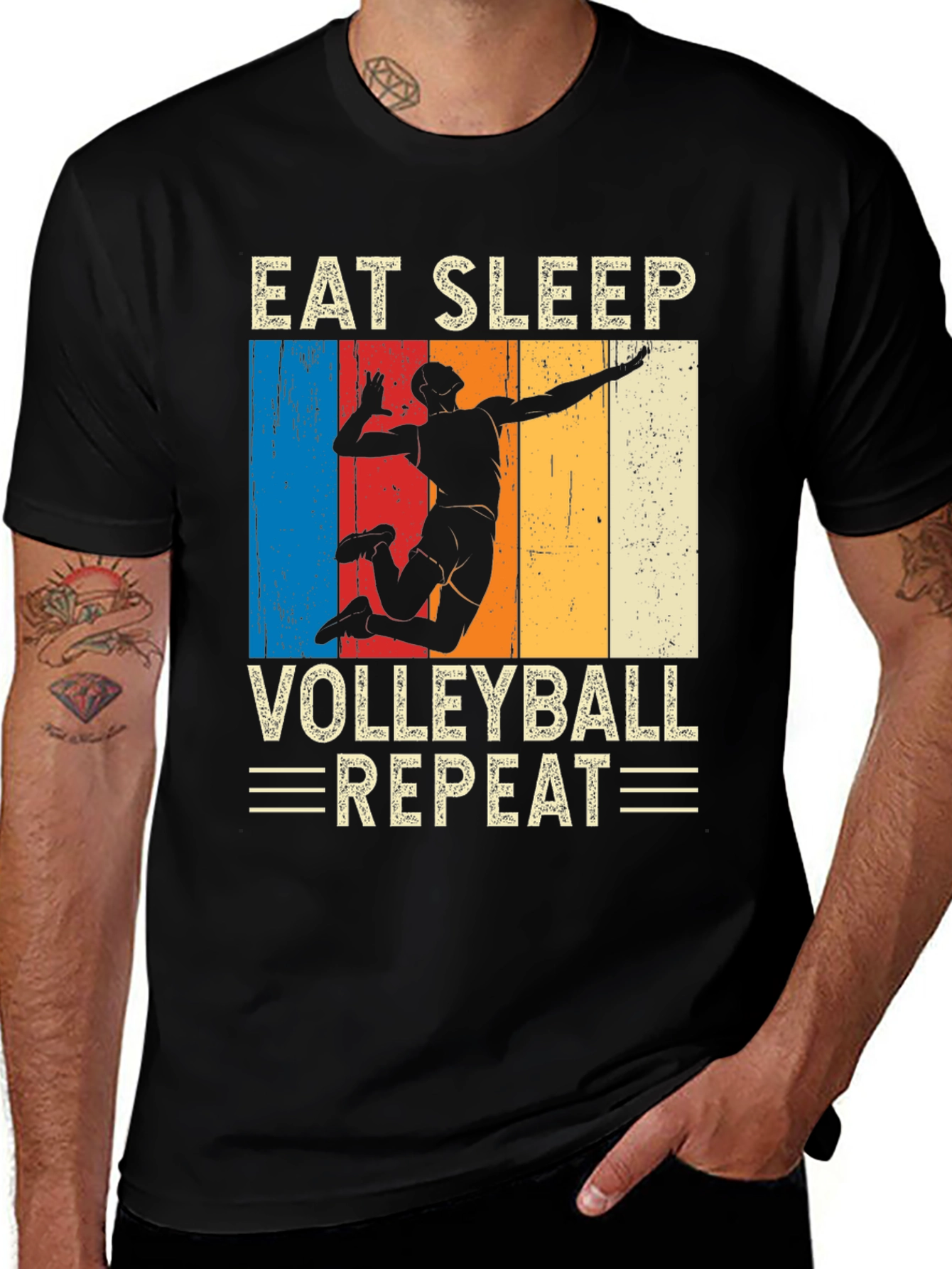 Eat Sleep Volleyball Repeat T-Shirt