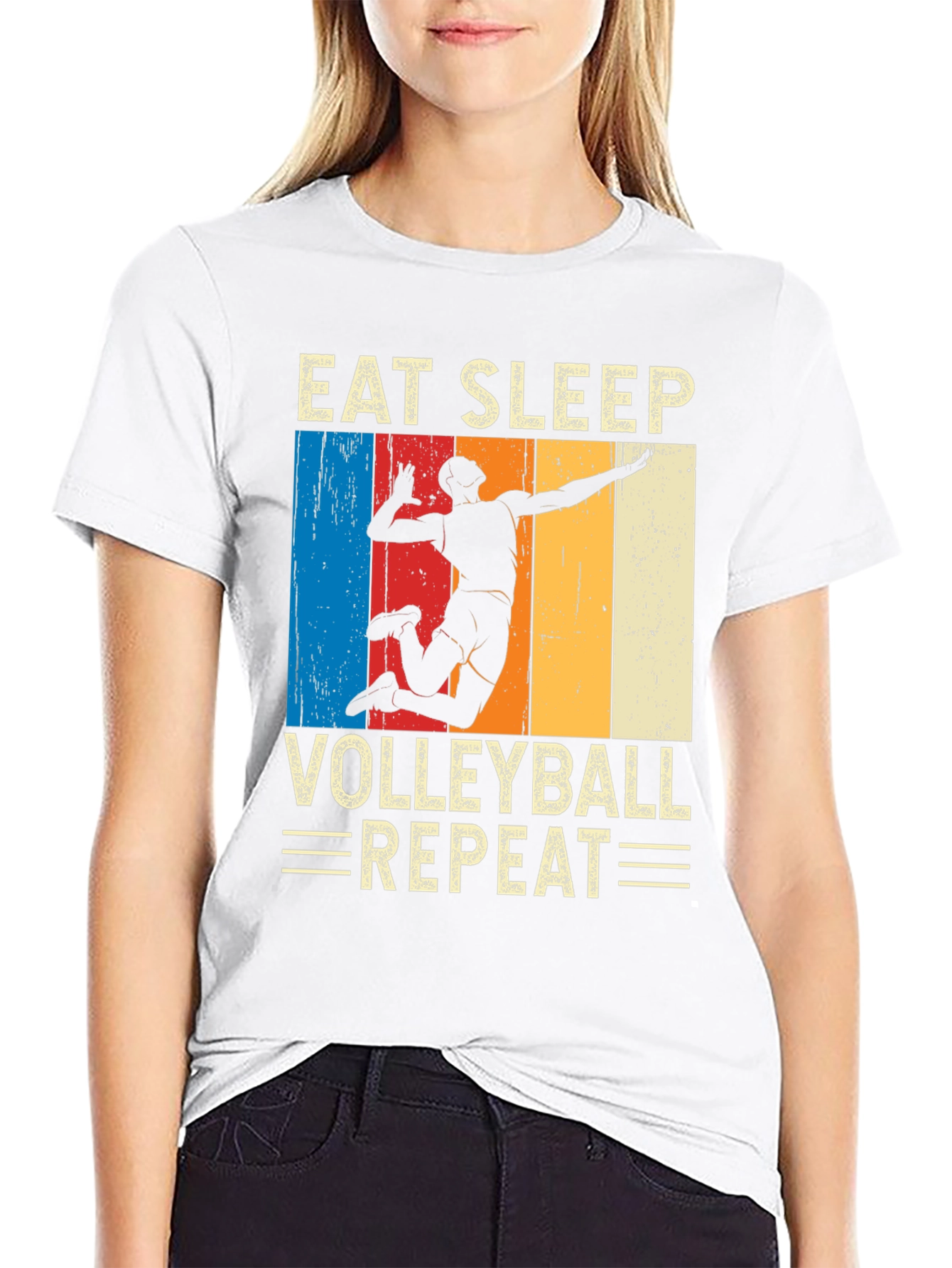Eat Sleep Volleyball Repeat T-Shirt