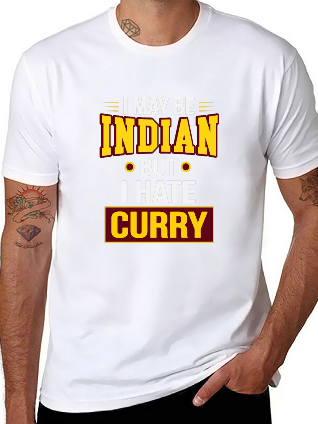 Funny I Hate Curry T-Shirt