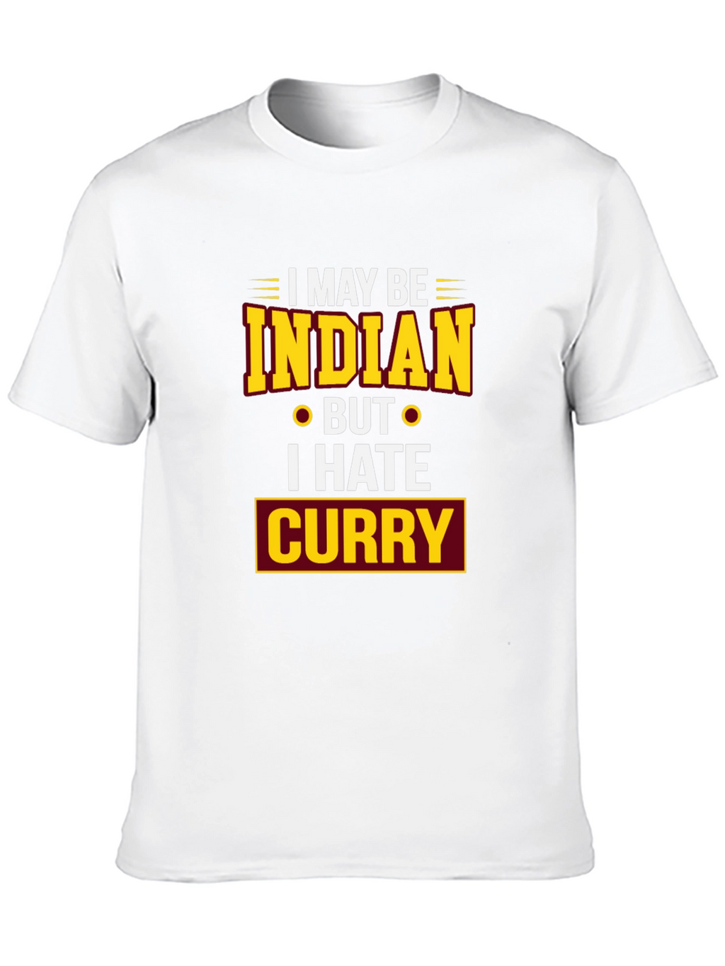 Funny I Hate Curry T-Shirt