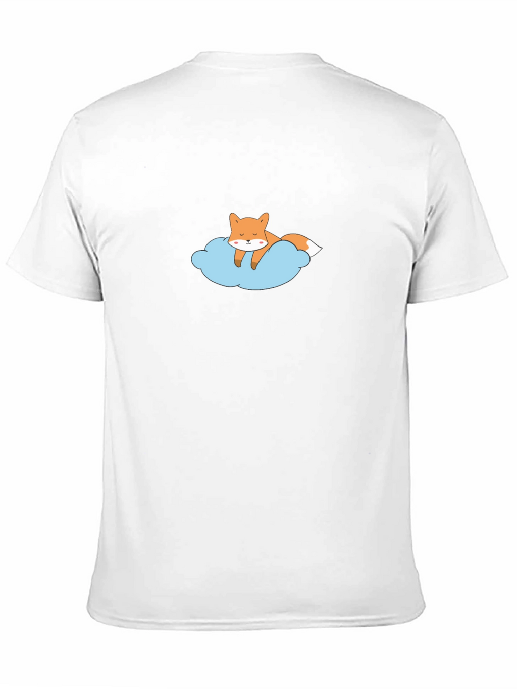 Dreamy Fox Graphic Tee - Black Cotton T-Shirt