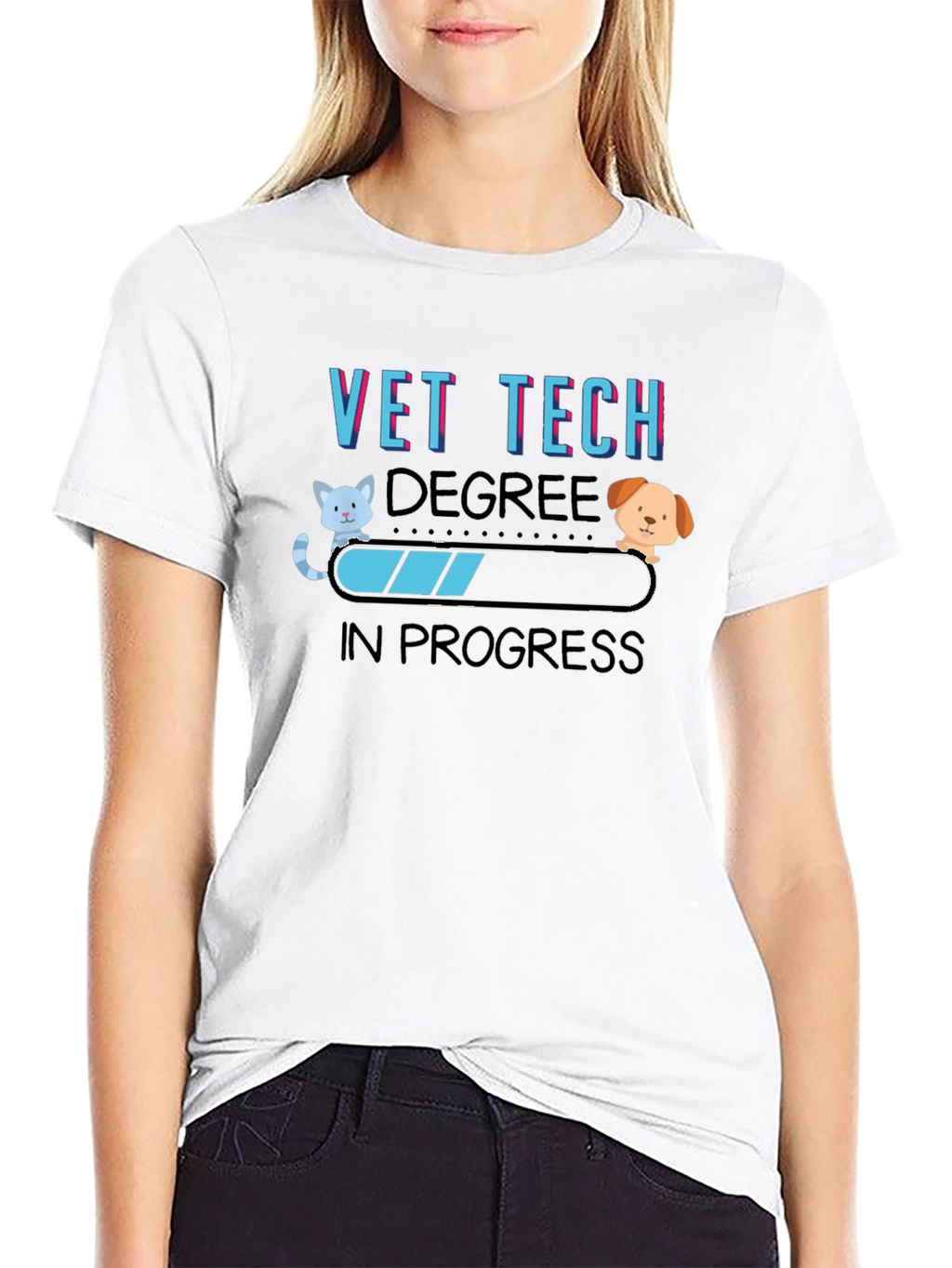 Vet Tech Degree in Progress T-Shirt