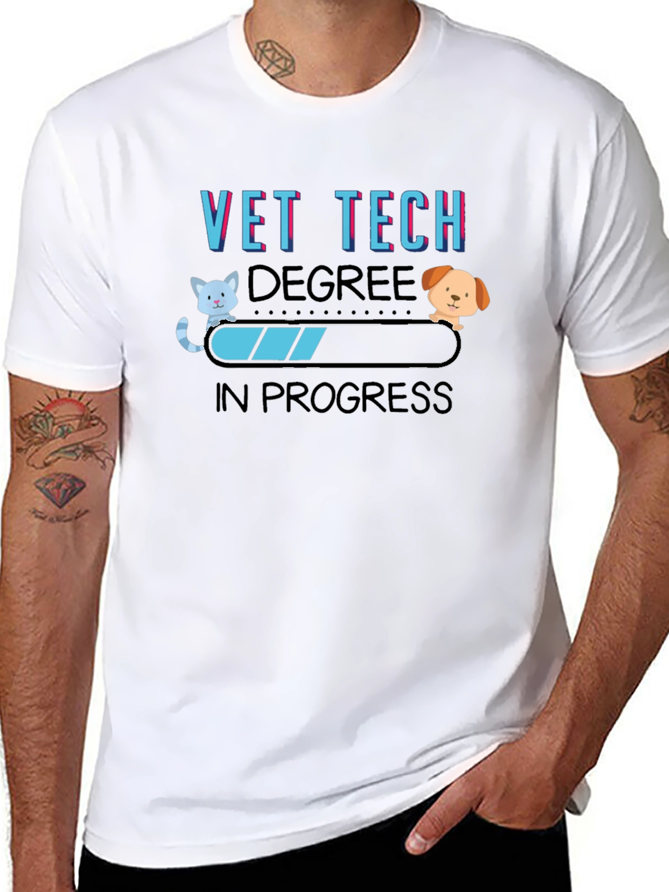 Vet Tech Degree in Progress T-Shirt