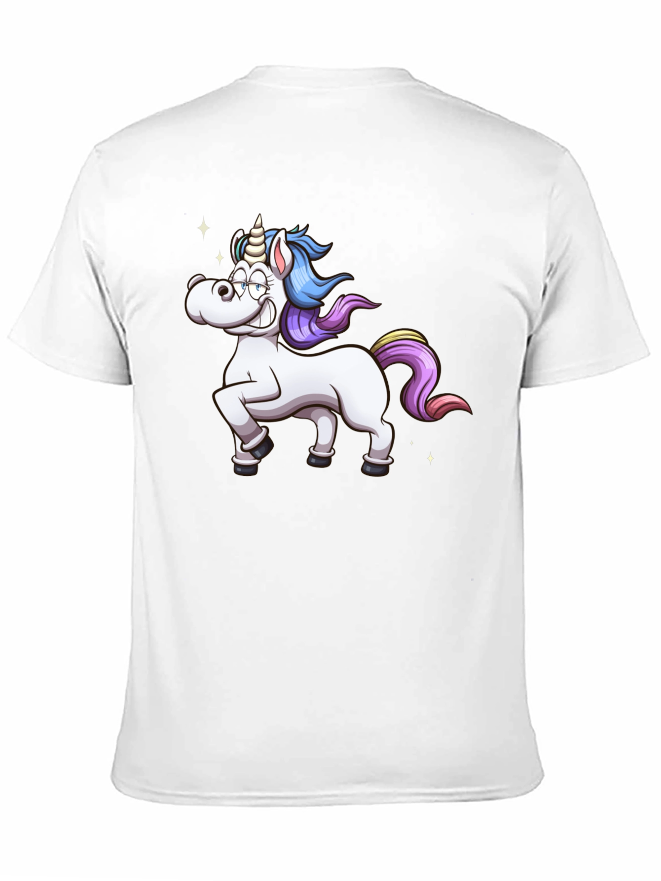 Unicorn Graphic Black Tee