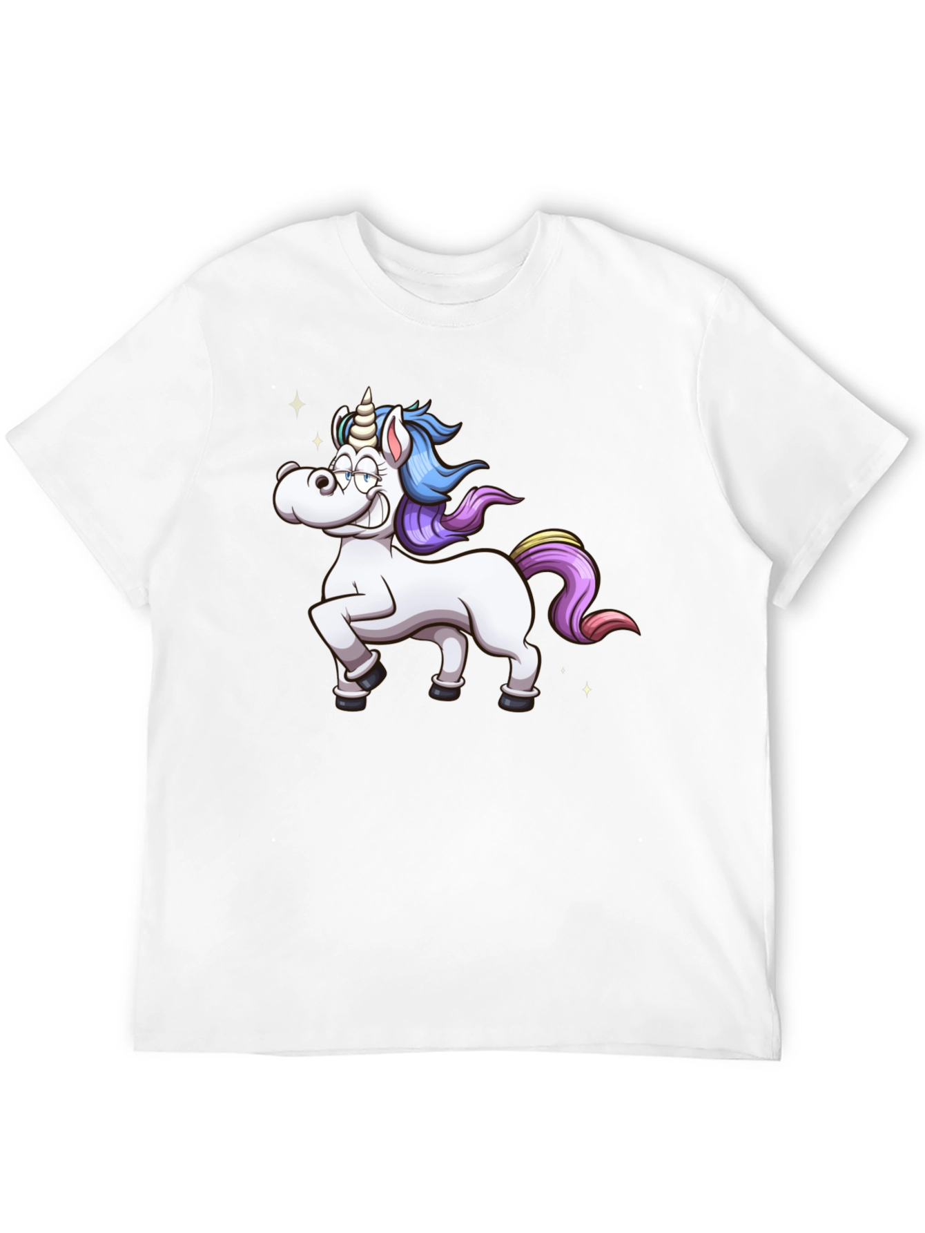 Unicorn Graphic Black Tee