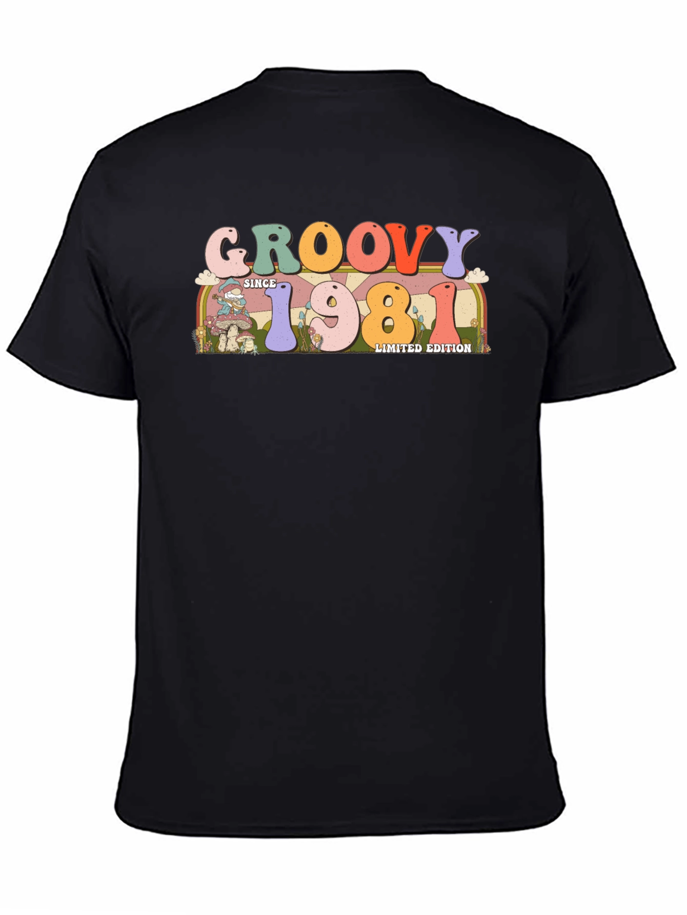 Groovy Since 1981 Limited Edition Black T-Shirt