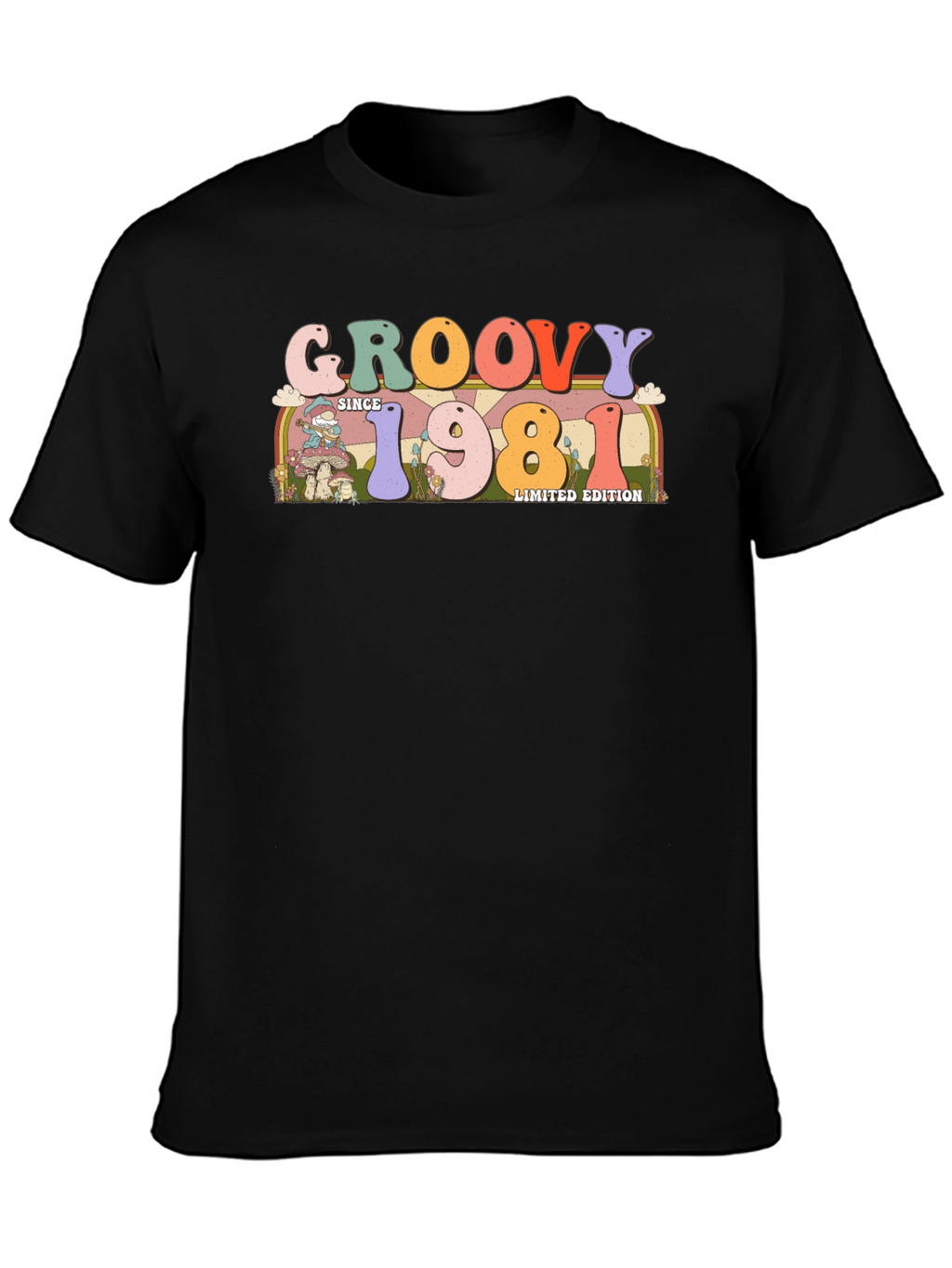 Groovy Since 1981 Limited Edition Black T-Shirt