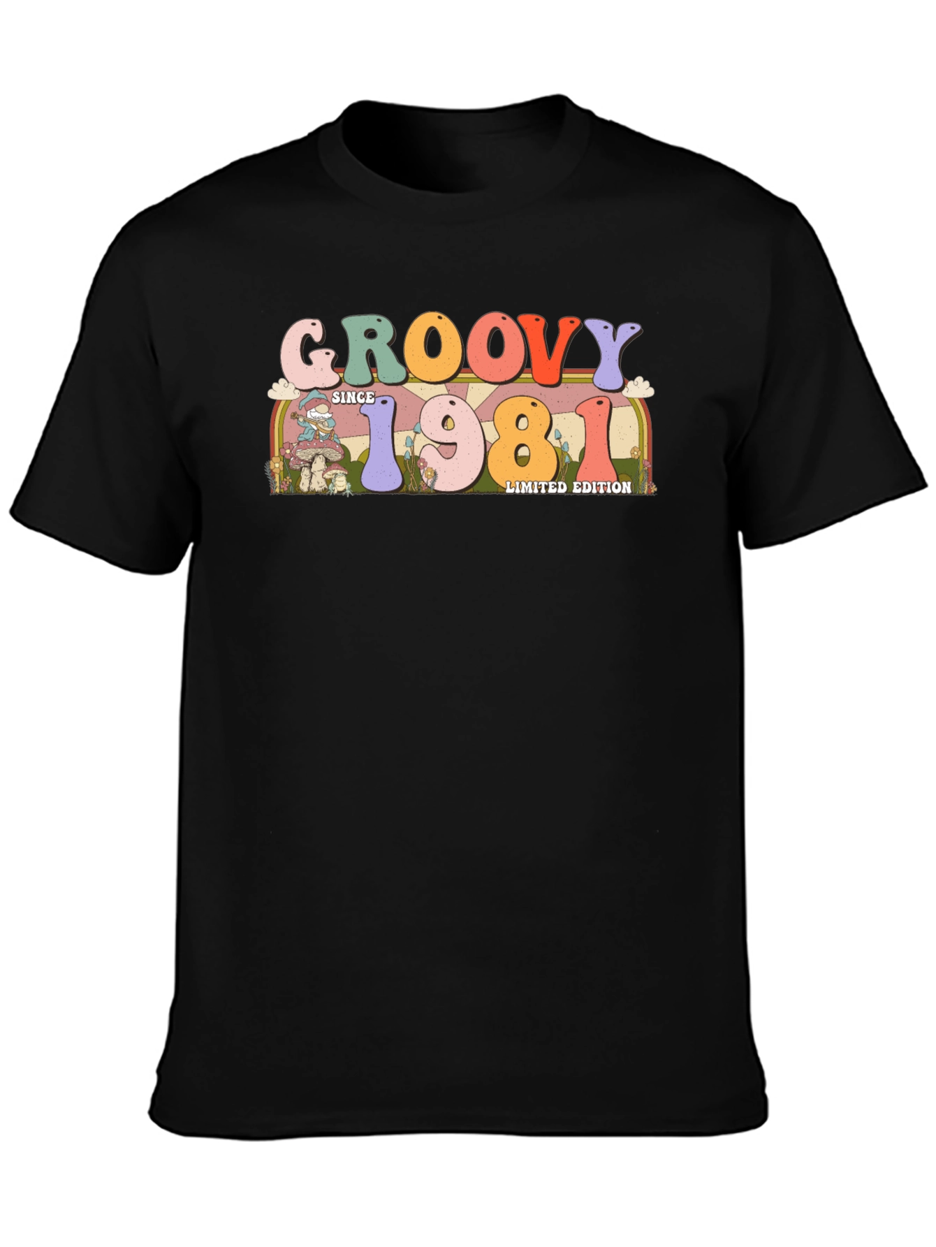 Groovy Since 1981 Limited Edition Black T-Shirt