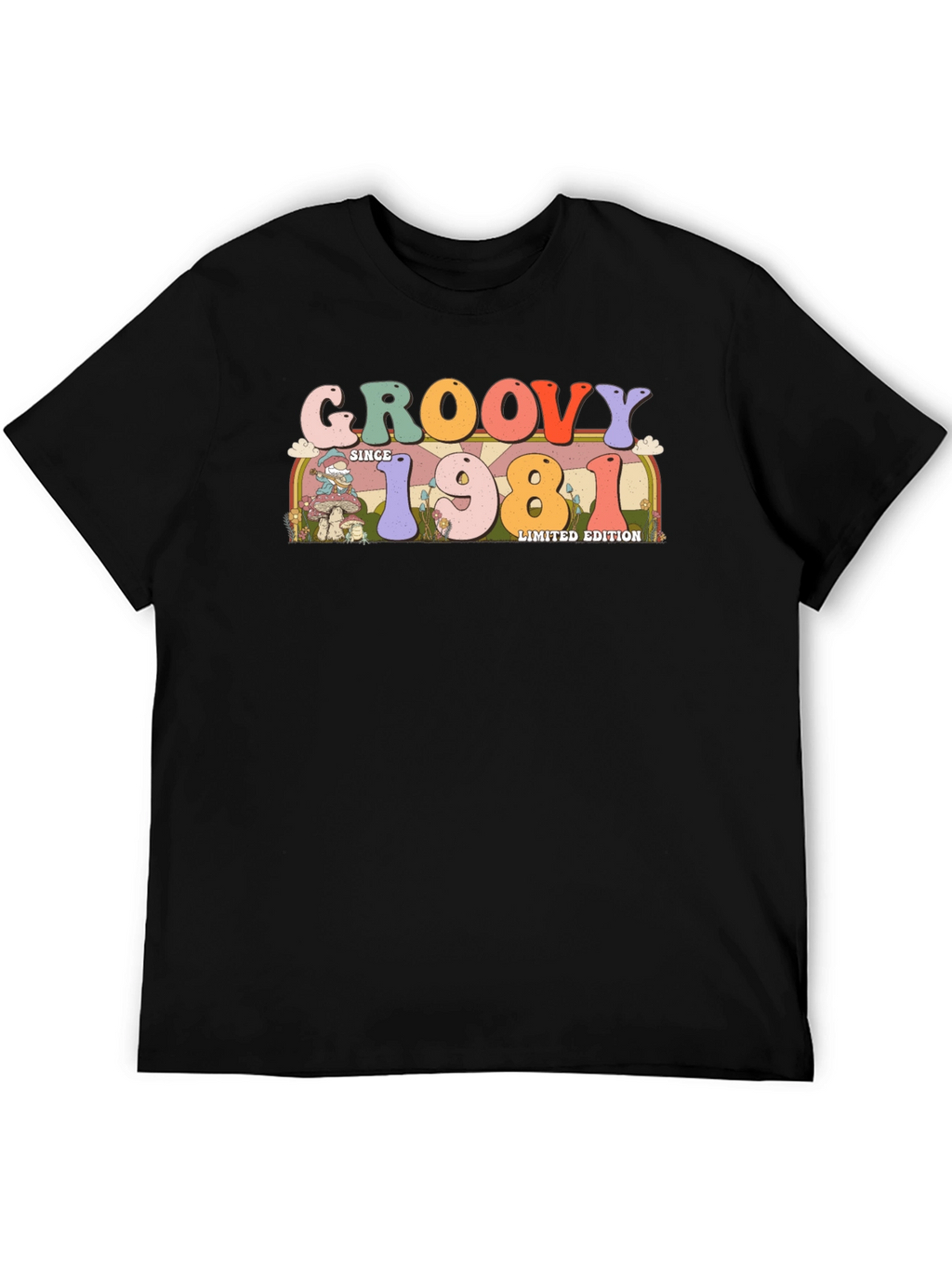 Groovy Since 1981 Limited Edition Black T-Shirt