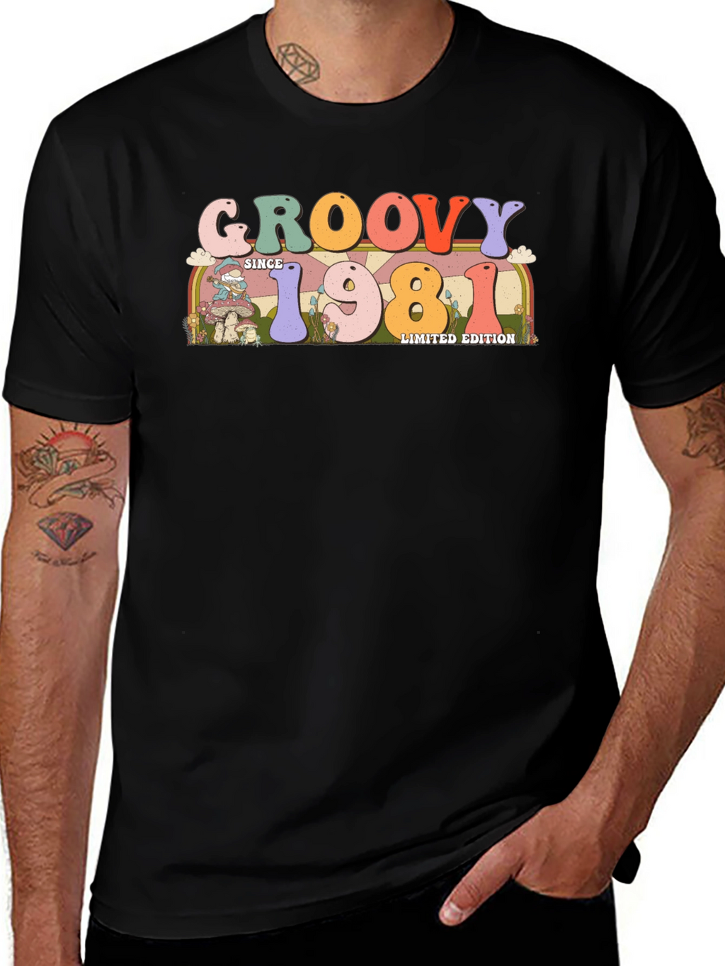 Groovy Since 1981 Limited Edition Black T-Shirt